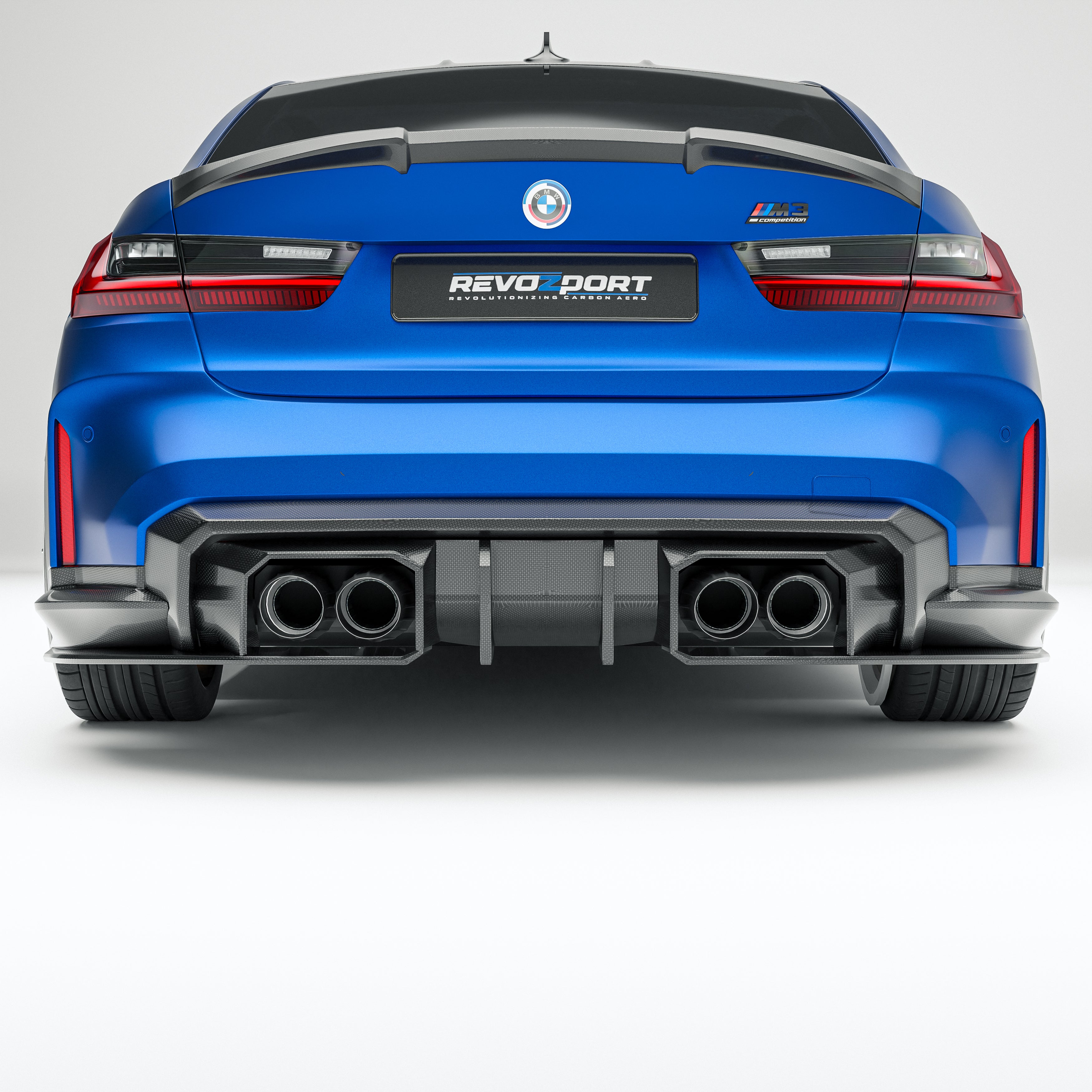BMW M3 G80 碳纤维后唇