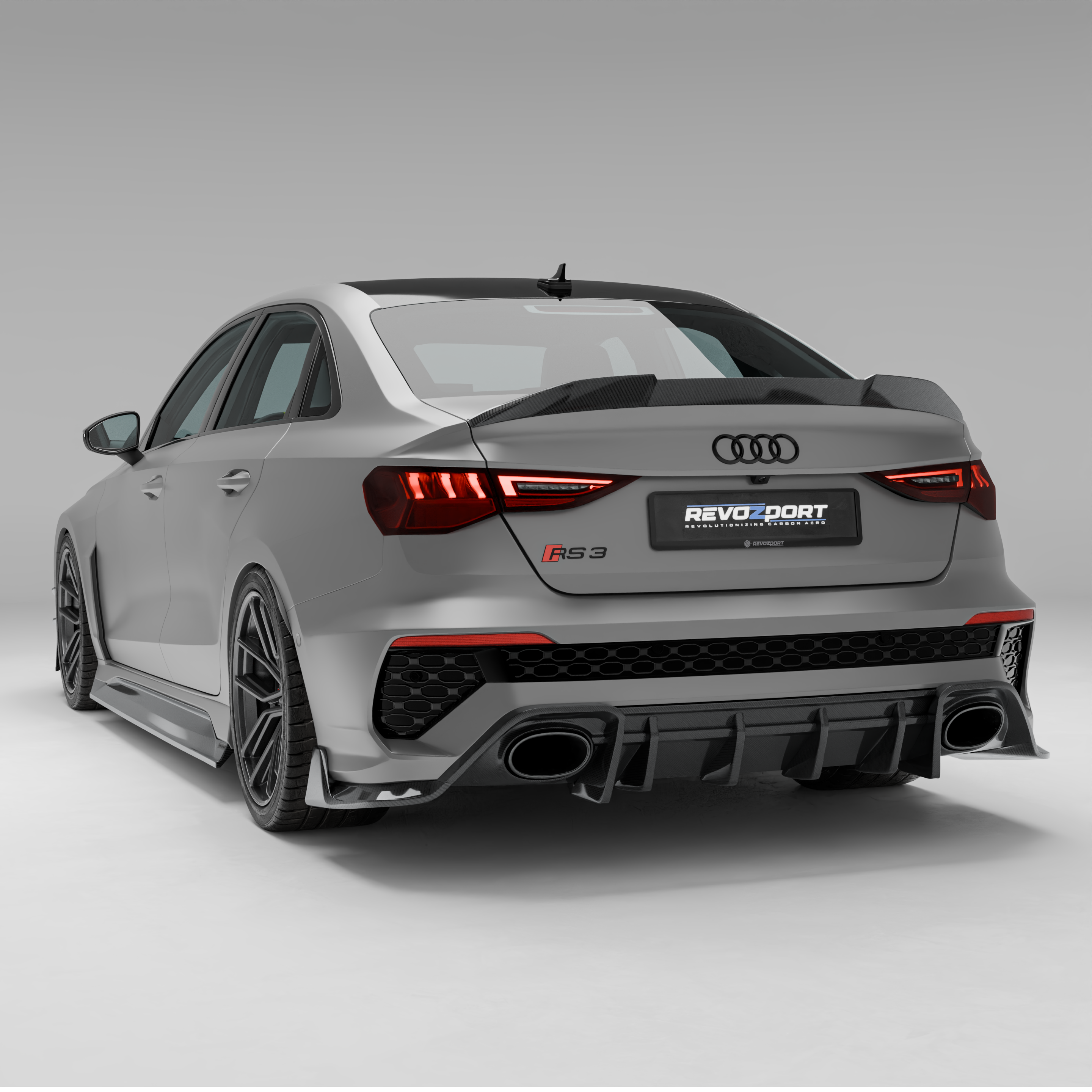 Audi RS3 8Y Limousine Carbon Fiber Rear Diffuser