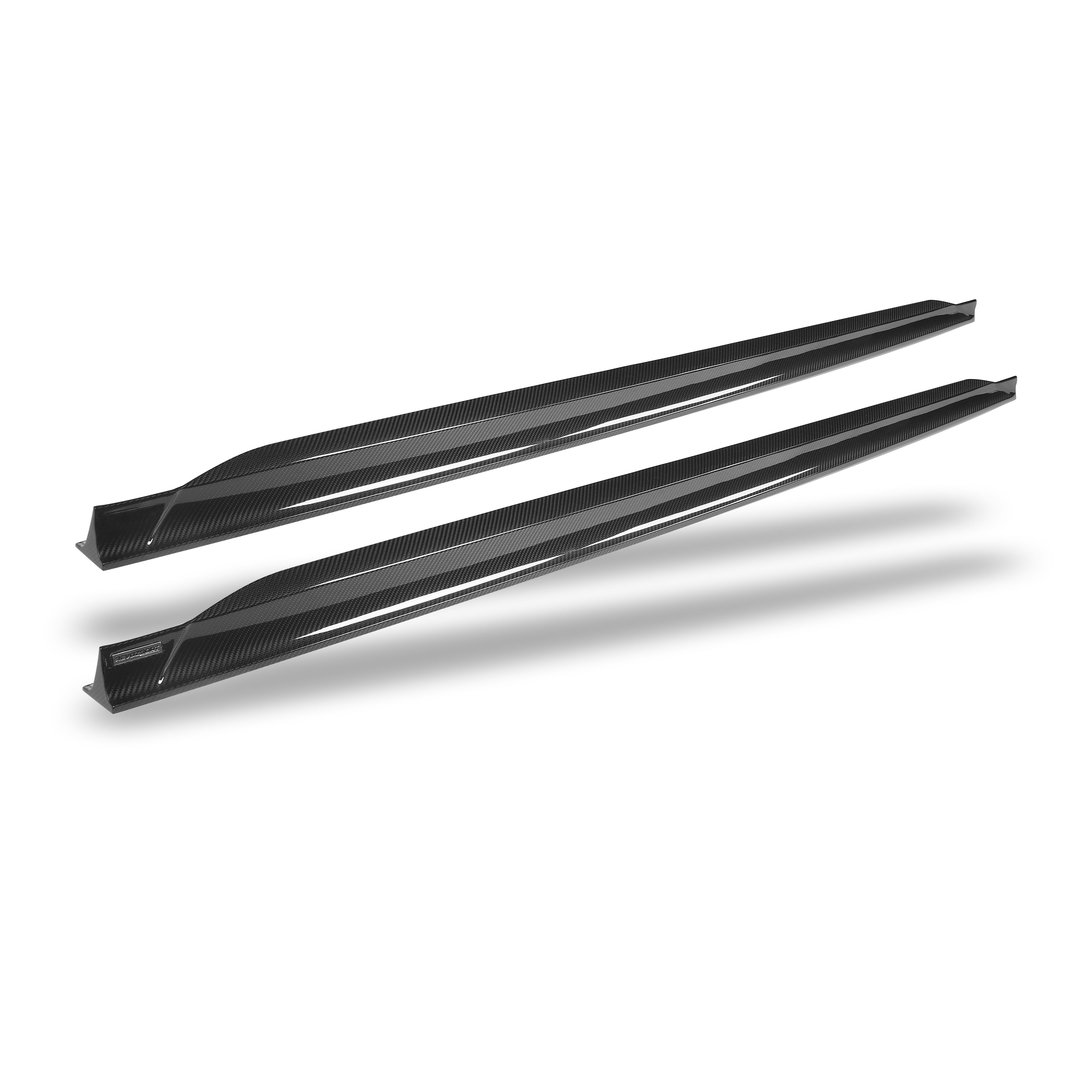 Audi RS4 B9.5 Facelift Carbon Fiber Side Skirts - Revozport