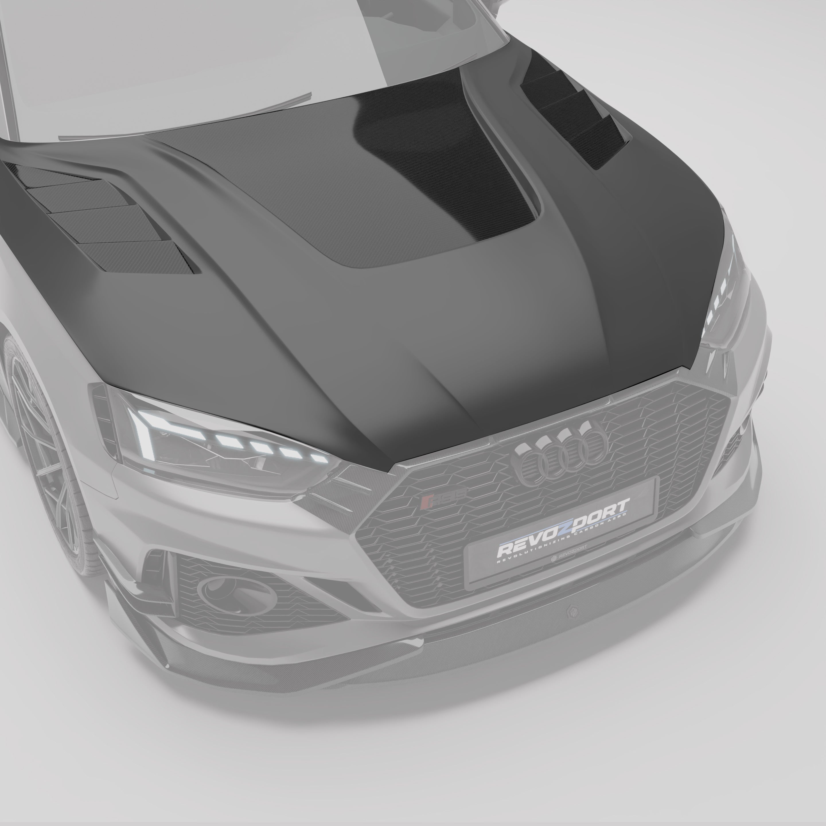 Audi RS5 B9.5 Facelift Sportback Carbon Fiber Hood - Revozport