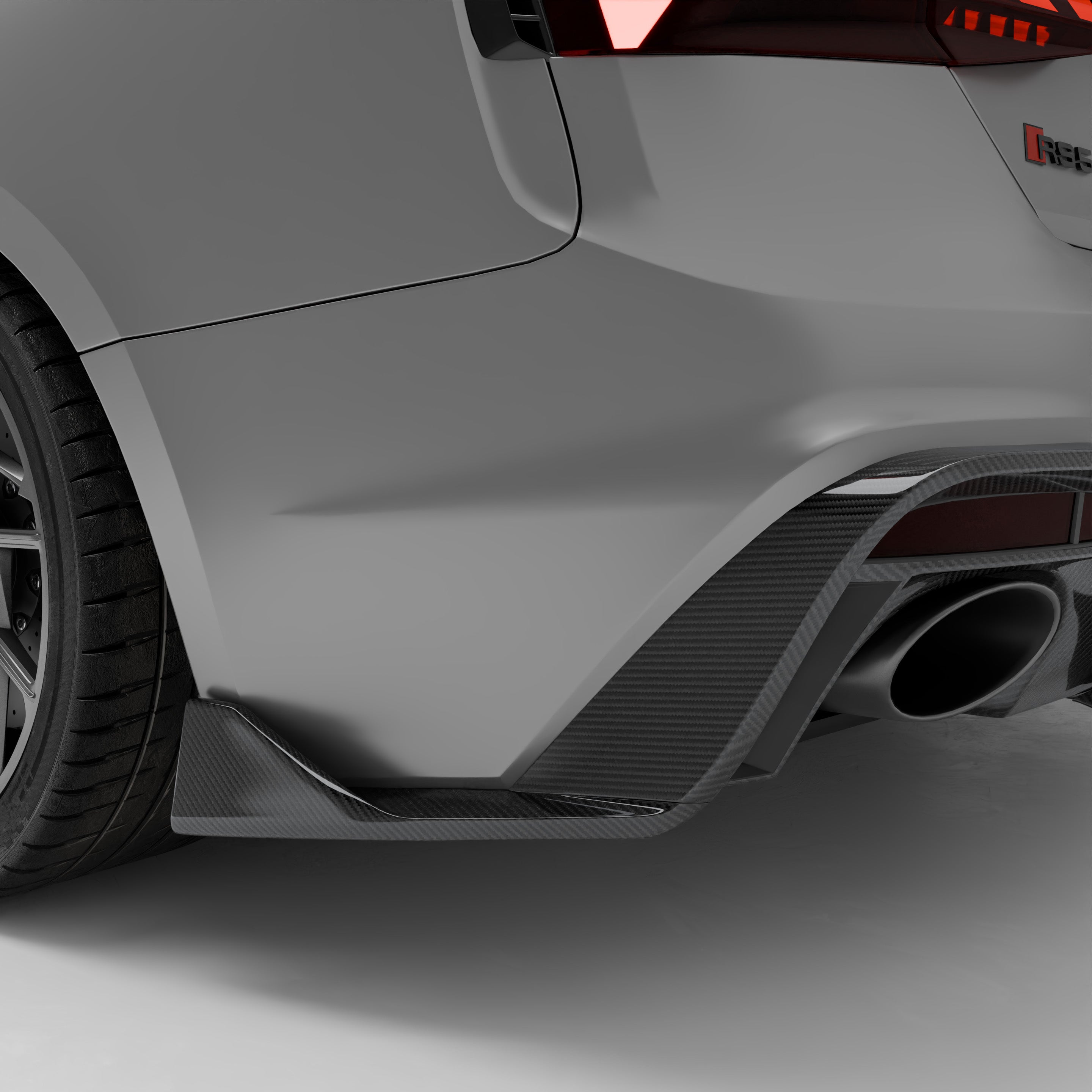 Audi RS5 B9.5 Facelift Sportback Carbon Fiber Rear Diffuser - Revozport