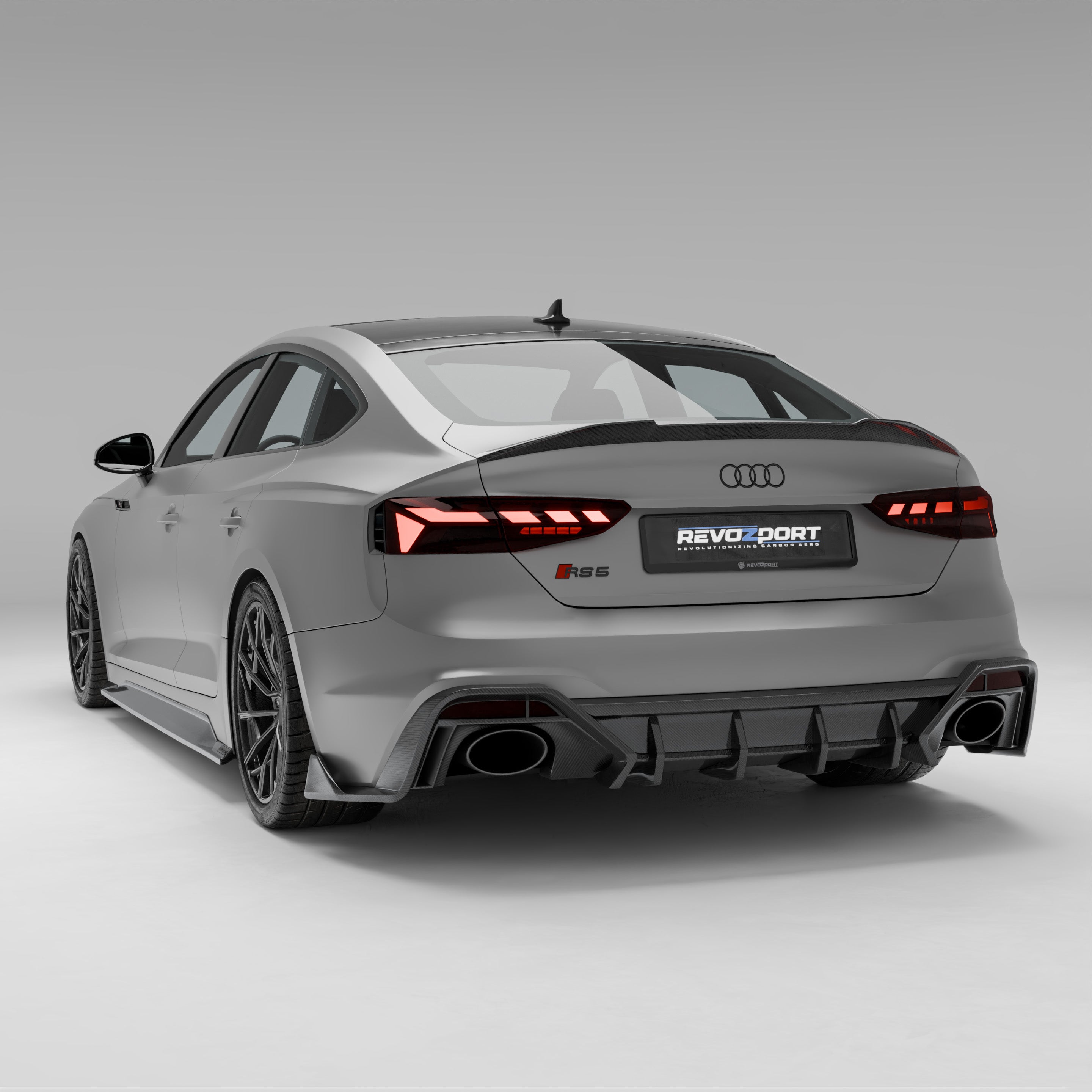 Audi RS5 B9.5 Facelift Sportback Carbon Fiber Spoiler - Revozport