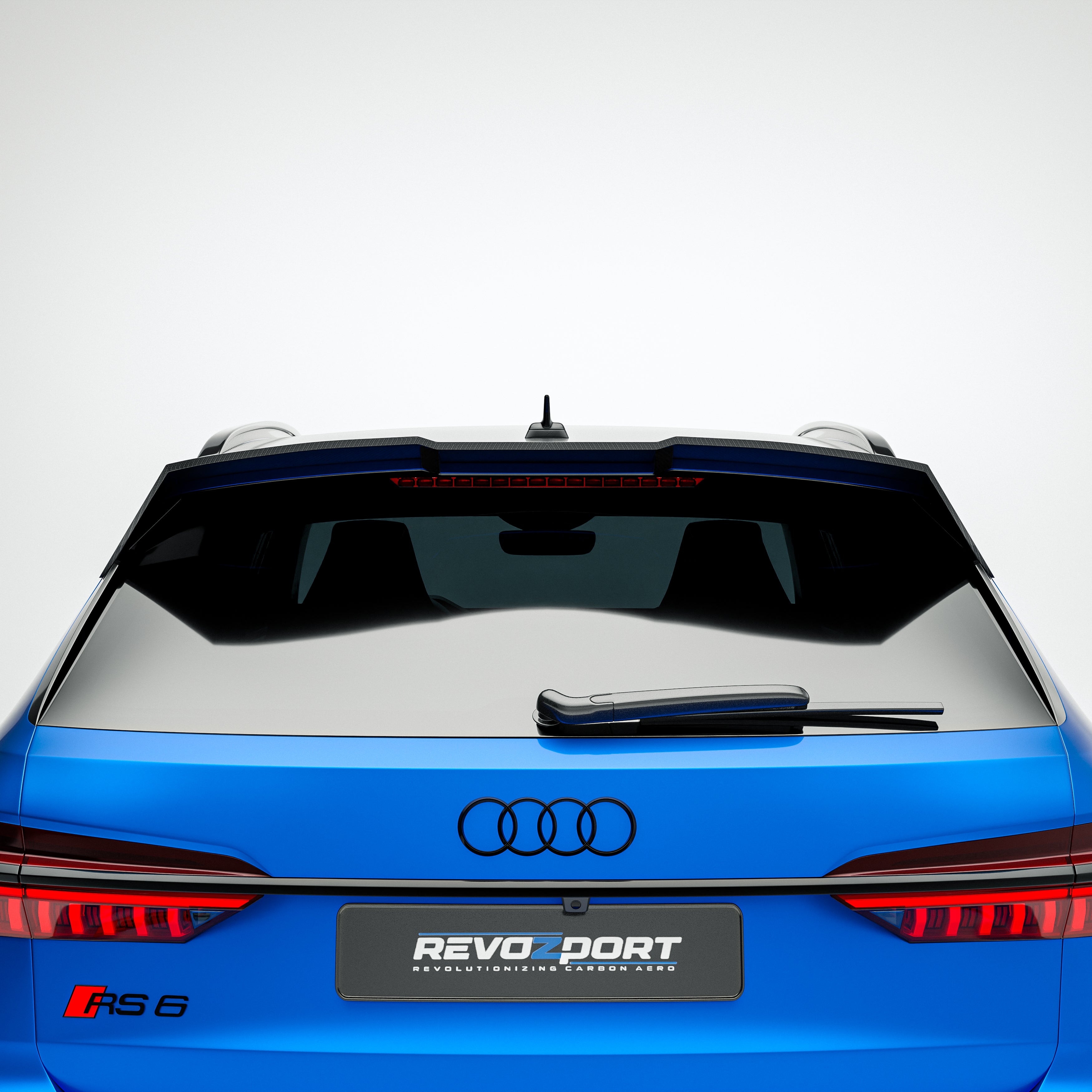 Audi RS6 C8 Carbon Fiber Roof Spoiler - Revozport
