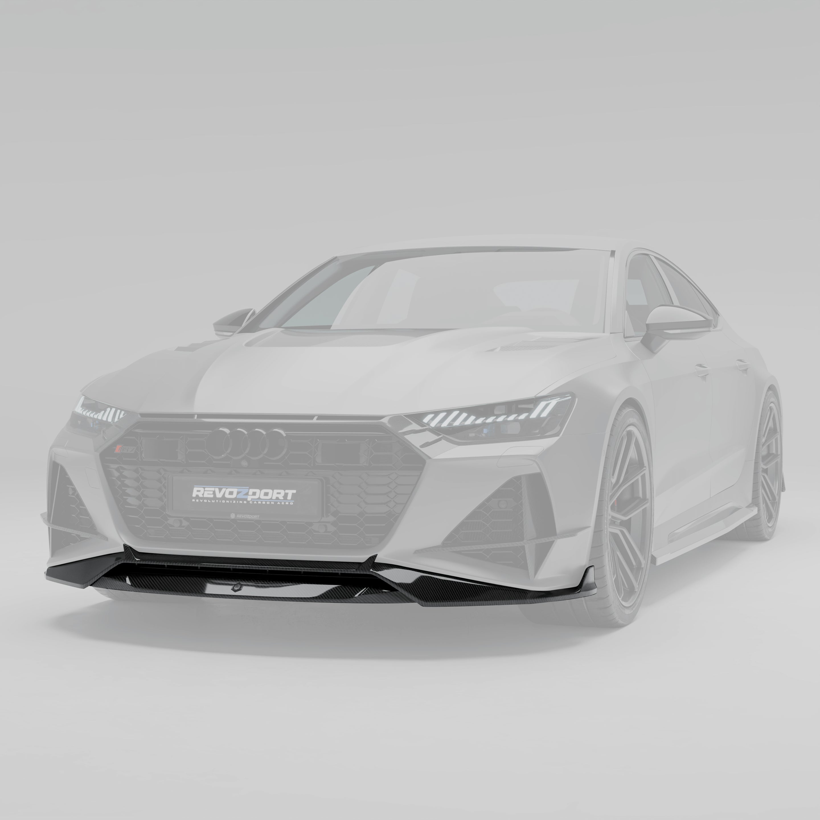 Audi RS7 C8 Carbon Fiber Front Lip - Revozport
