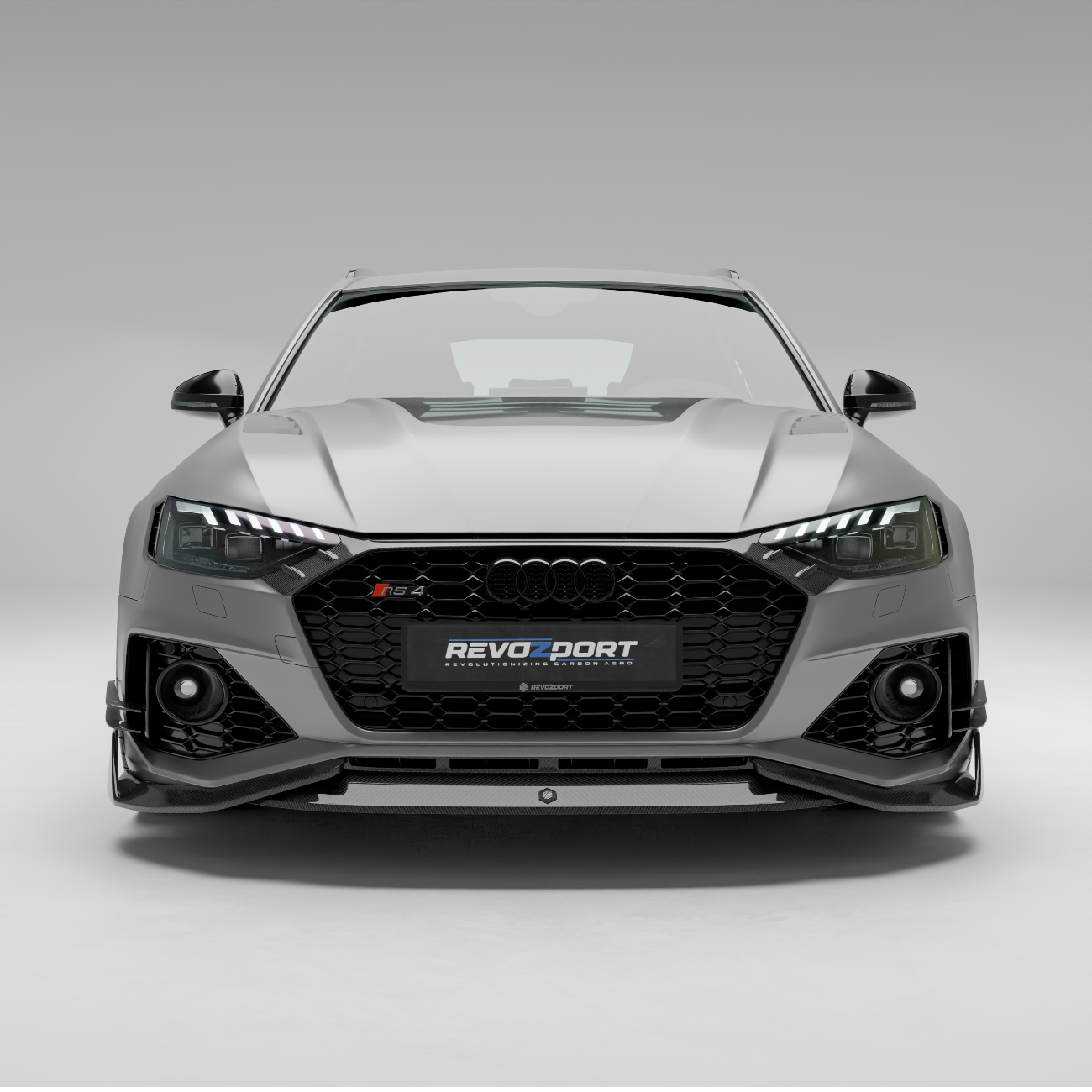 Audi RS4 B9.5 Facelift Avant Carbon Fiber Renderings