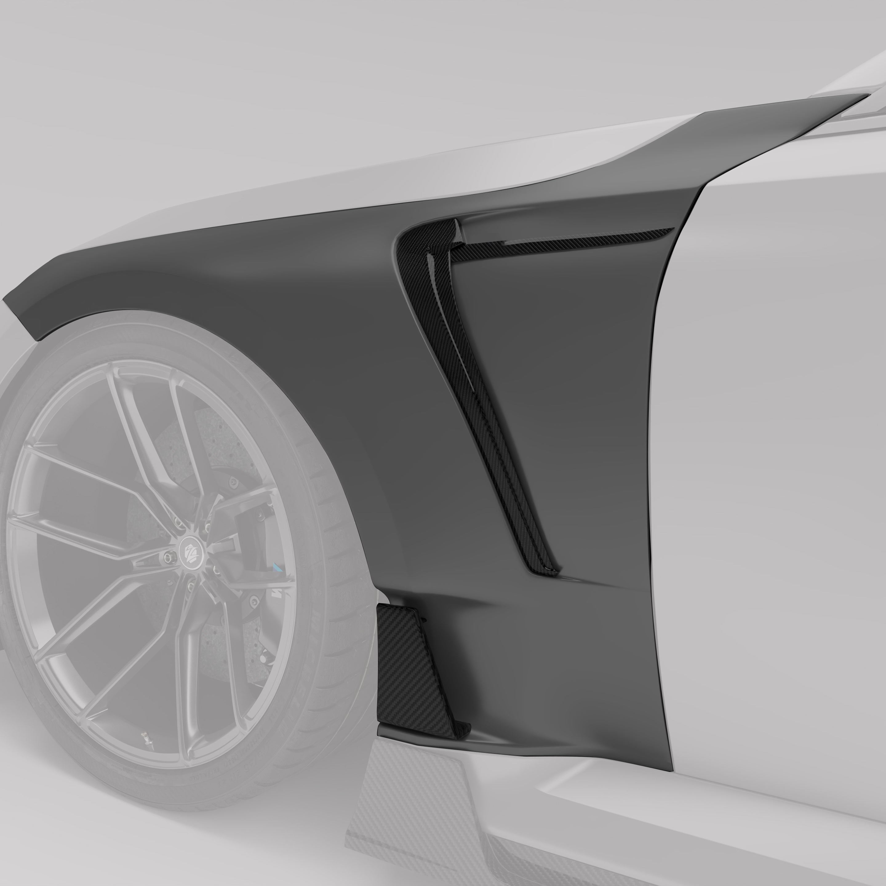 BMW M2 G87 Carbon Fiber Side Fenders - Revozport