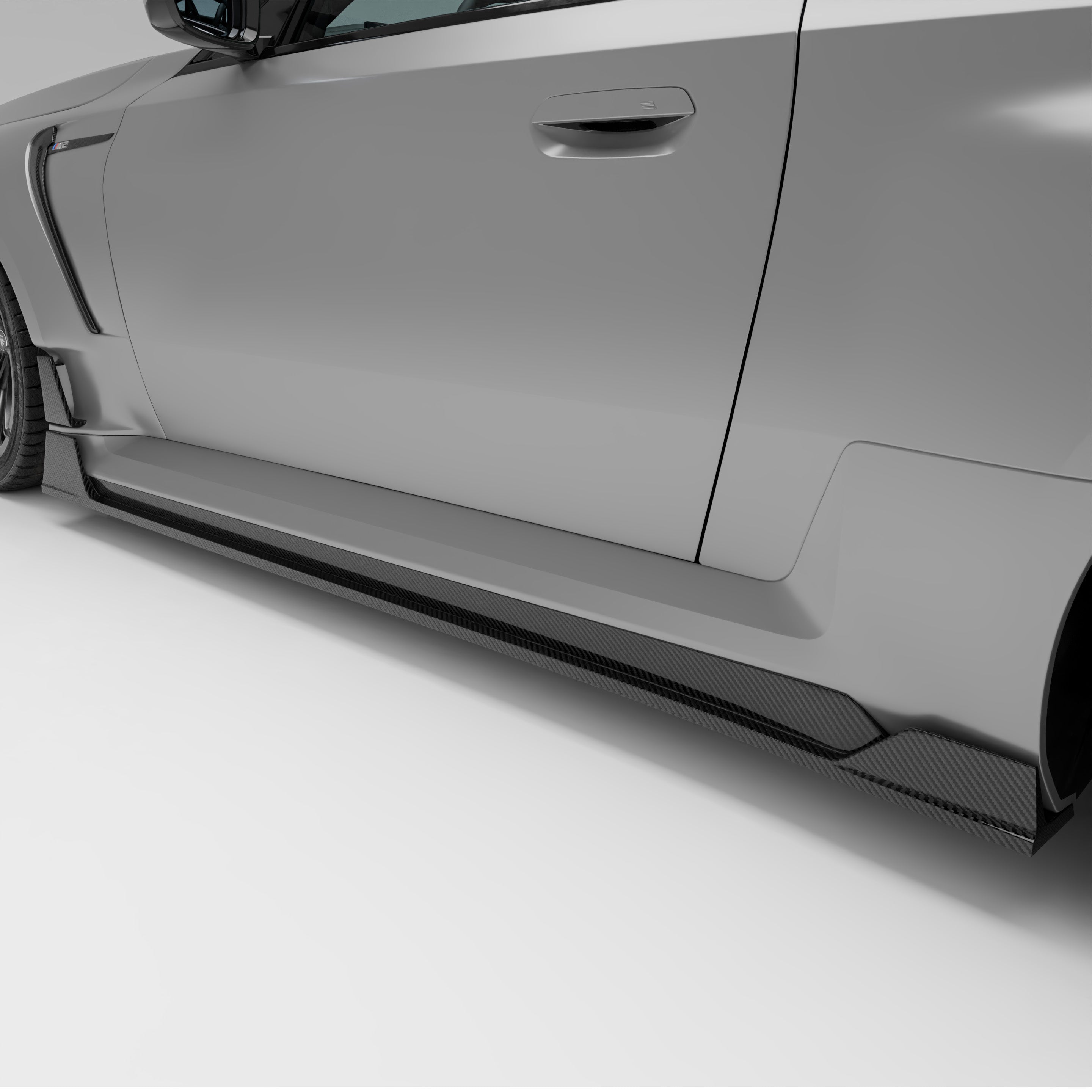 BMW M2 G87 Carbon Fiber Side Skirts - Revozport