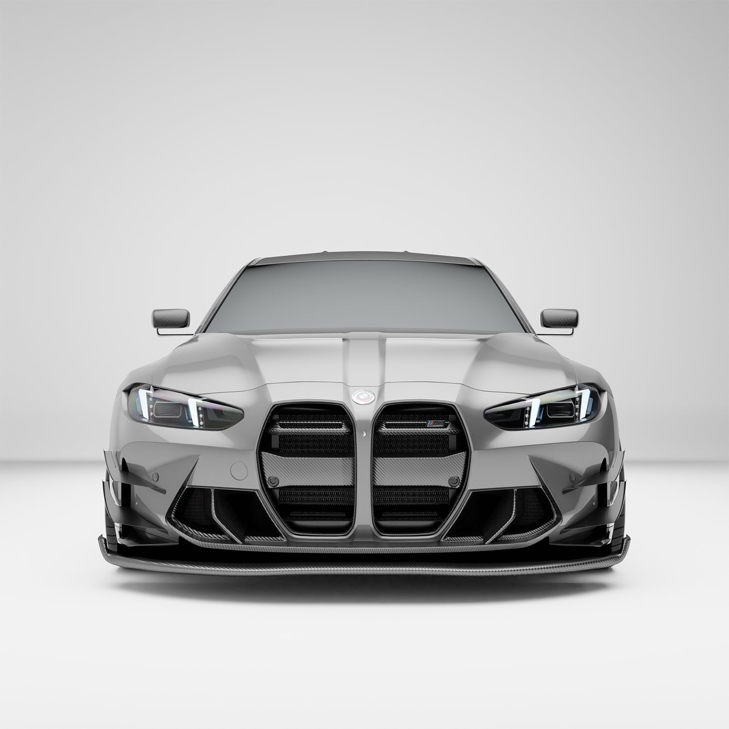 BMW M3 G80 Carbon Fiber Front Bumper Inlets - Revozport