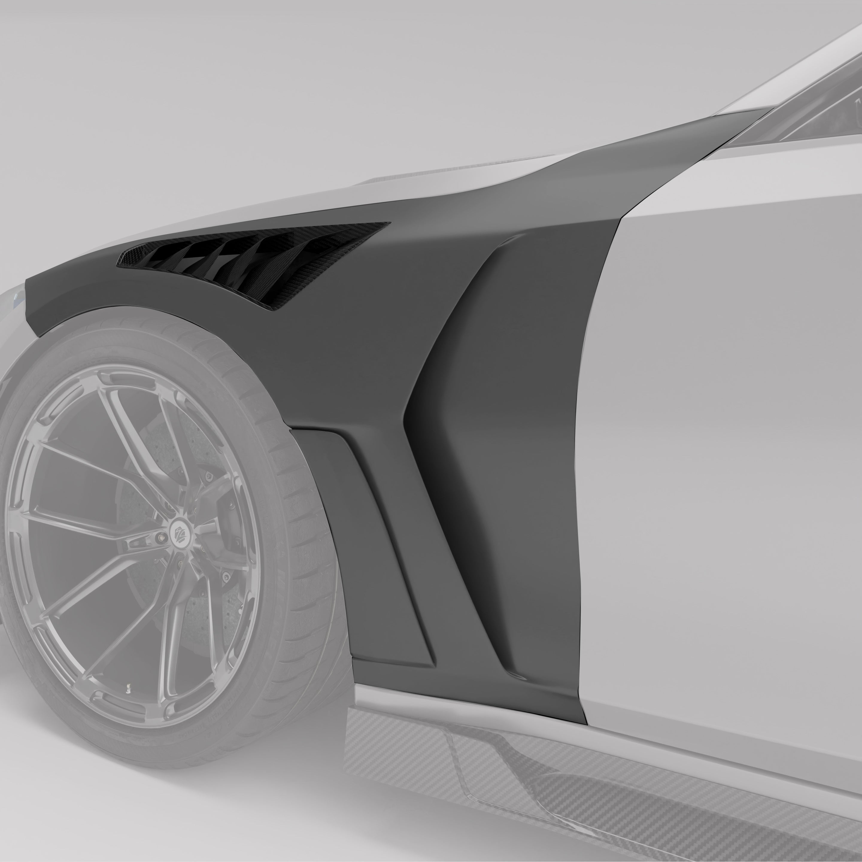 BMW M3 G80 Carbon Fiber Side Fenders - Revozport