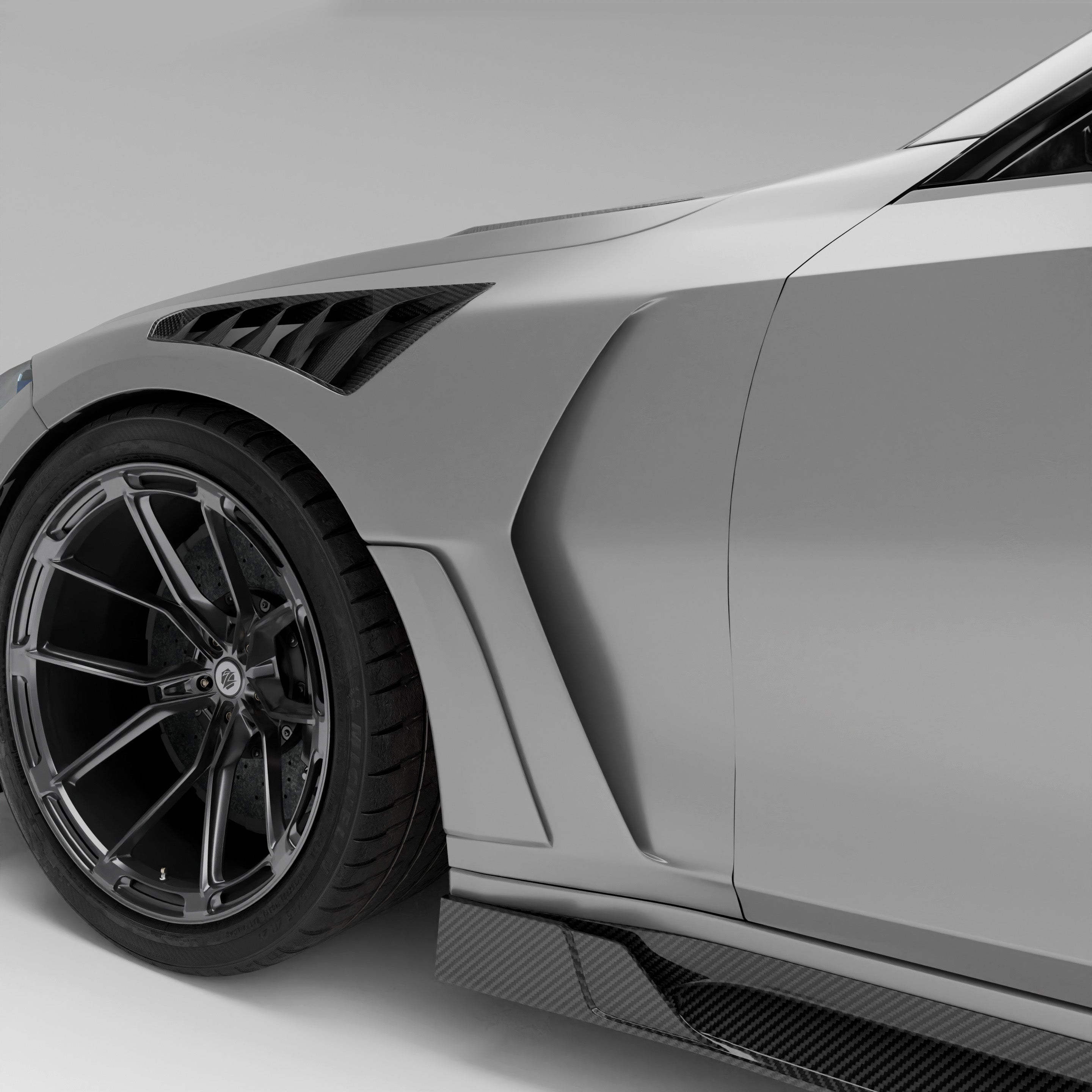 BMW M3 G80 Carbon Fiber Side Fenders - Revozport