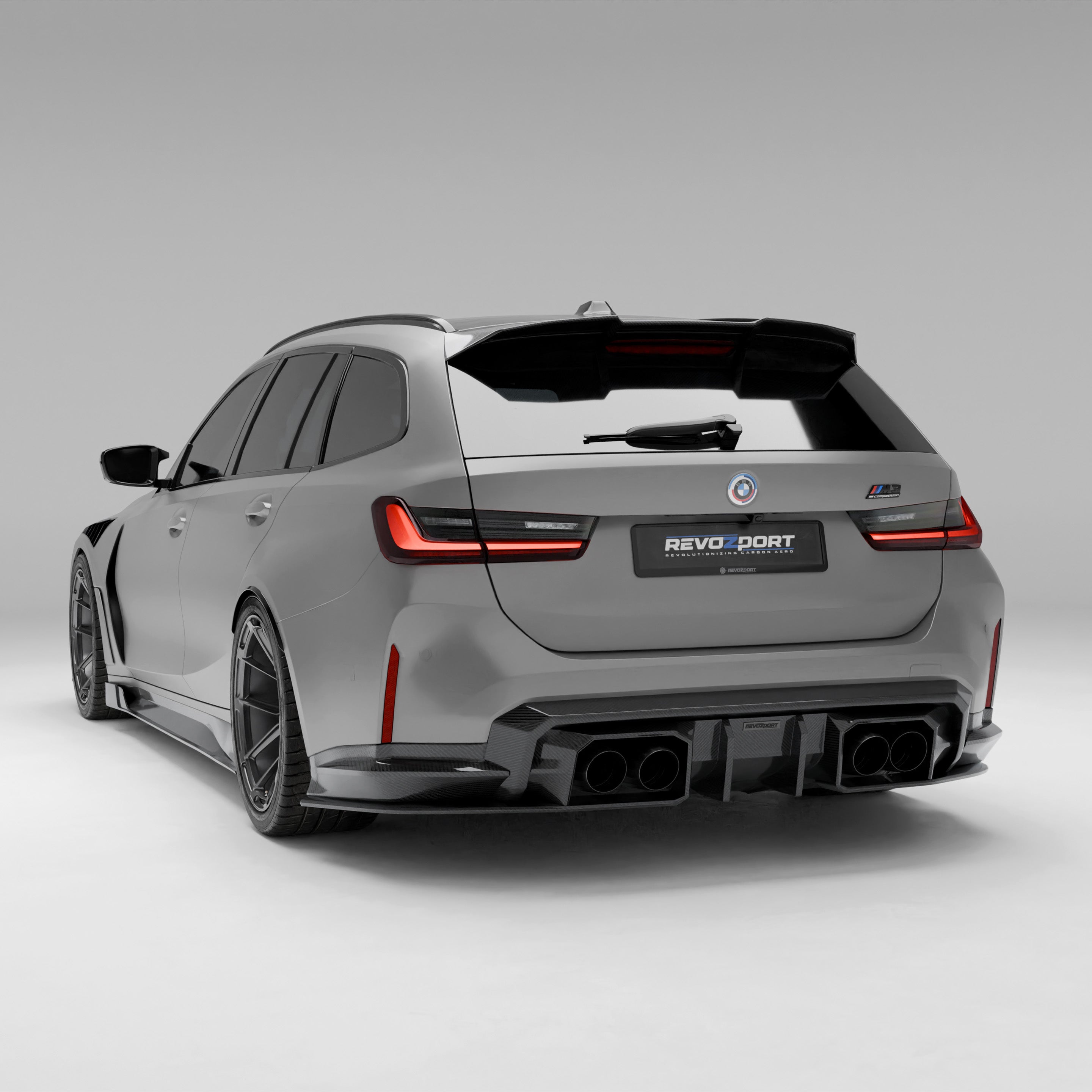 BMW M3 G81 Carbon Fiber Rear Diffuser - Revozport