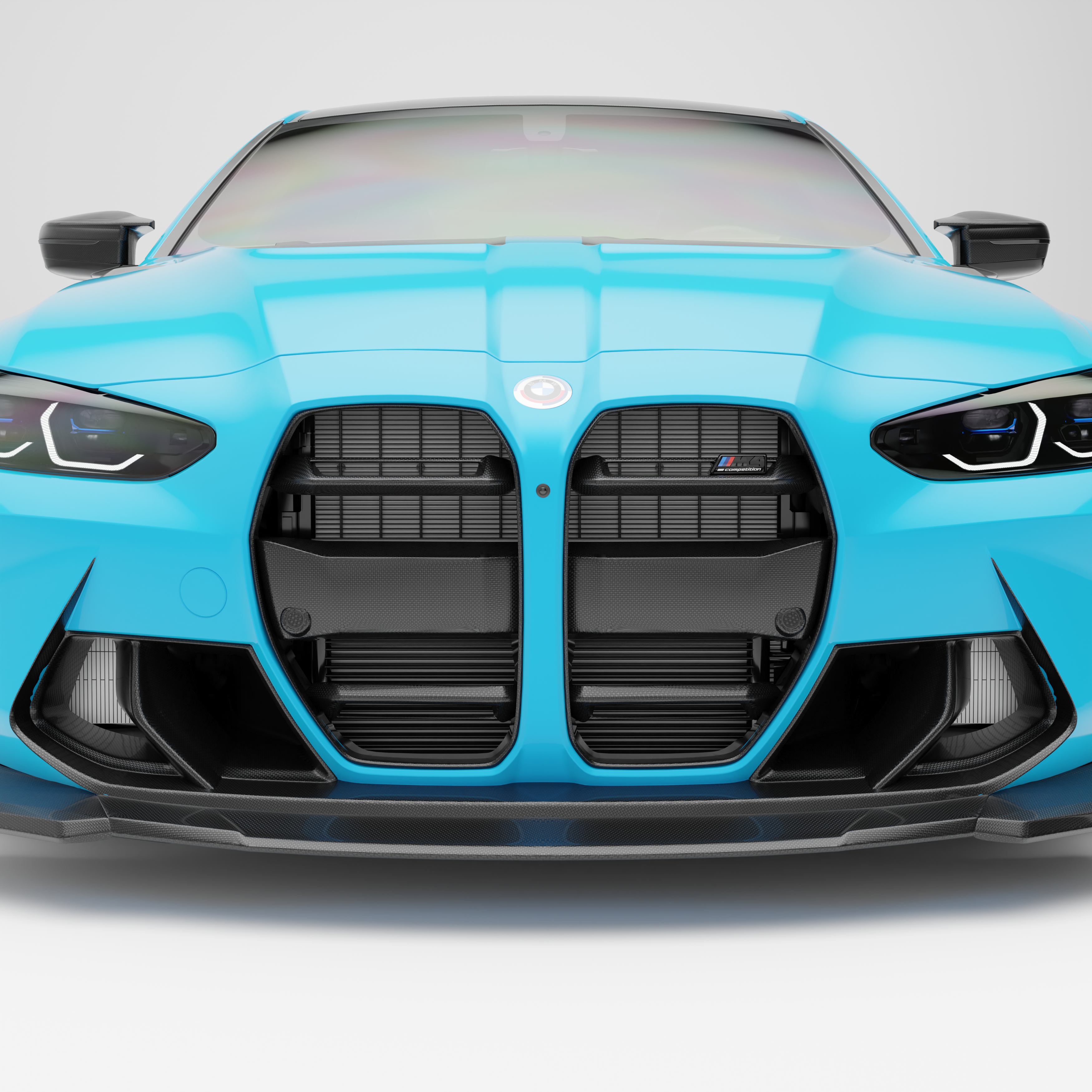 BMW M4 G82 Carbon Fiber Front Grill(with ACC) - Revozport