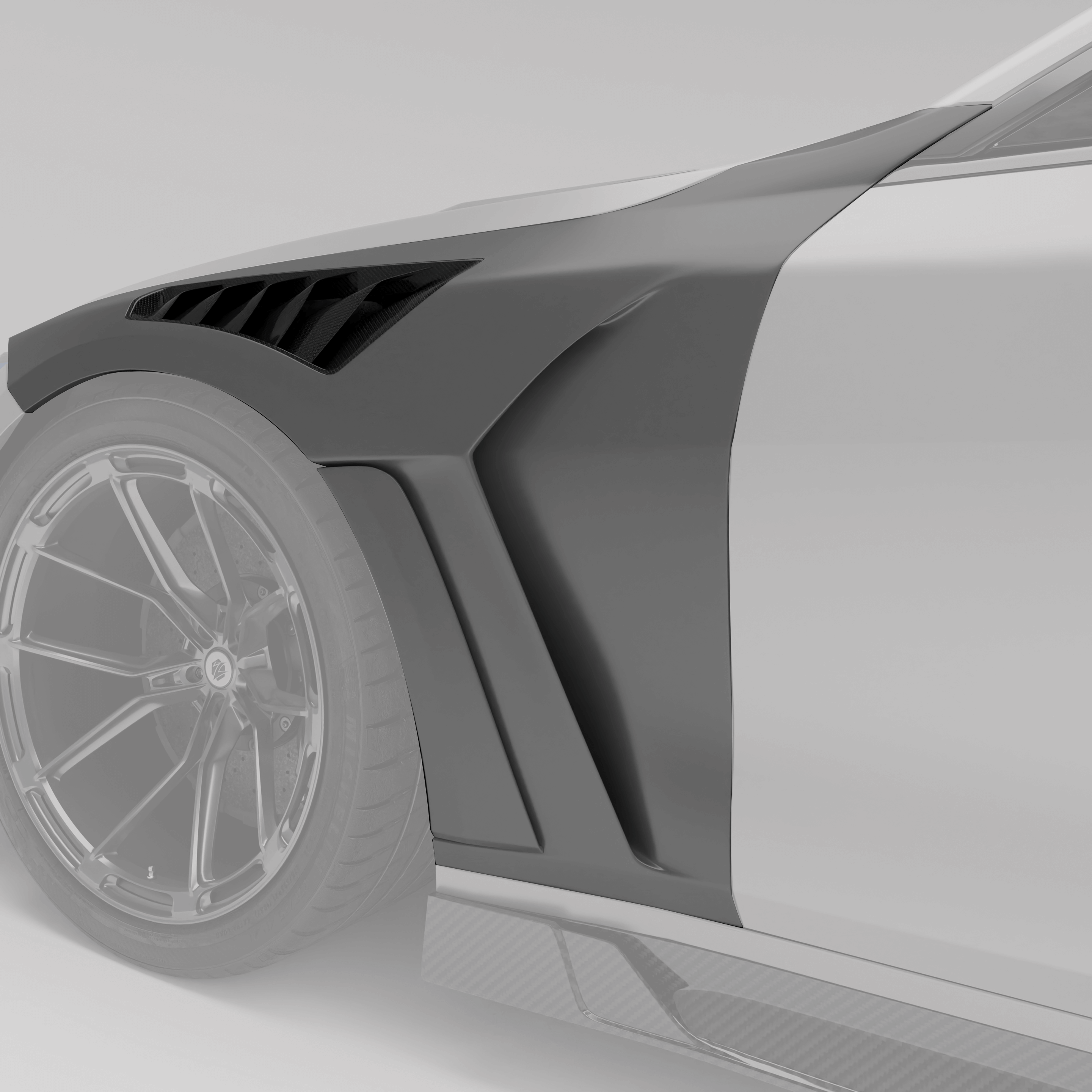 BMW M4 G82 Carbon Fiber Side Fenders - Revozport