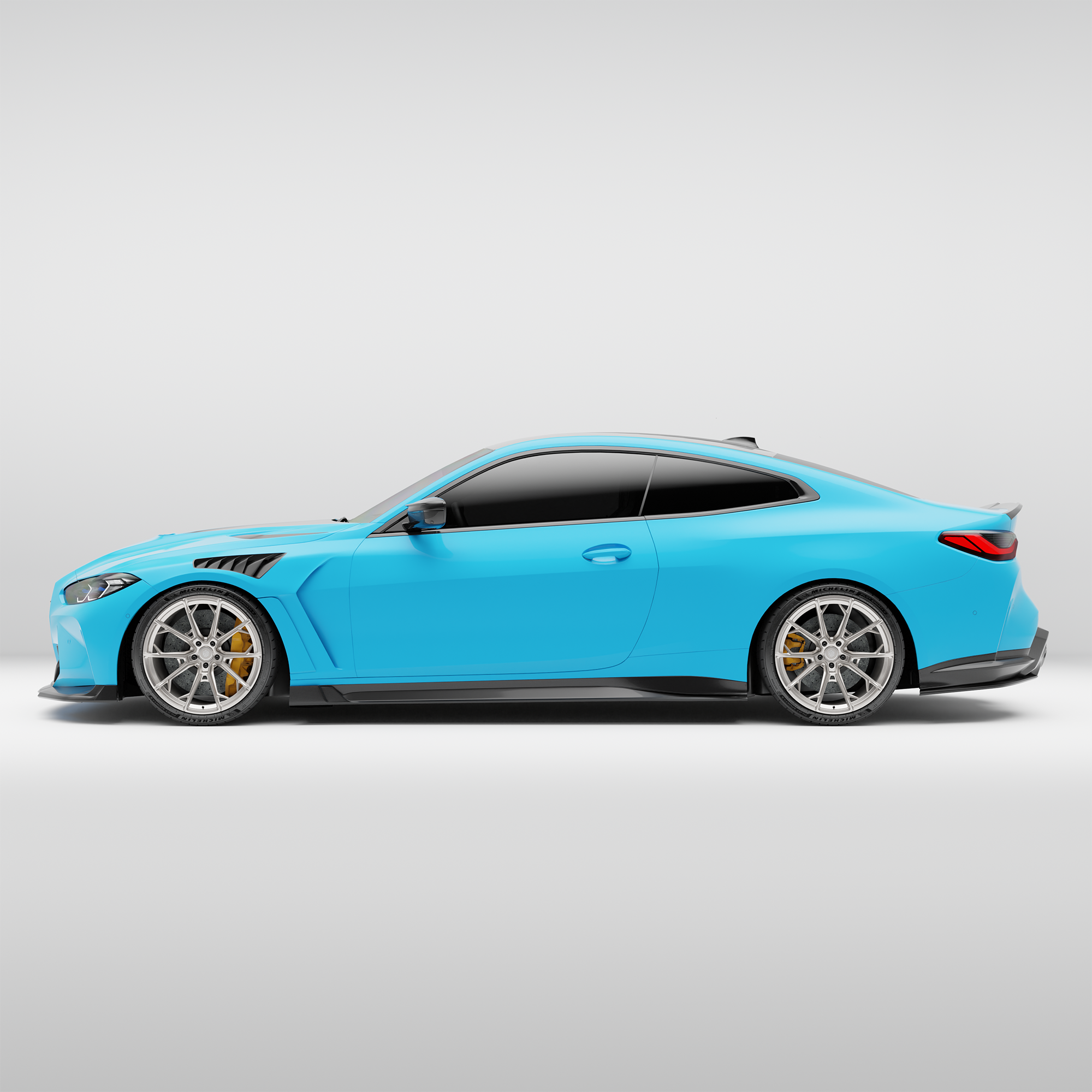 BMW M4 G82 Carbon Fiber Side Skirts - Revozport