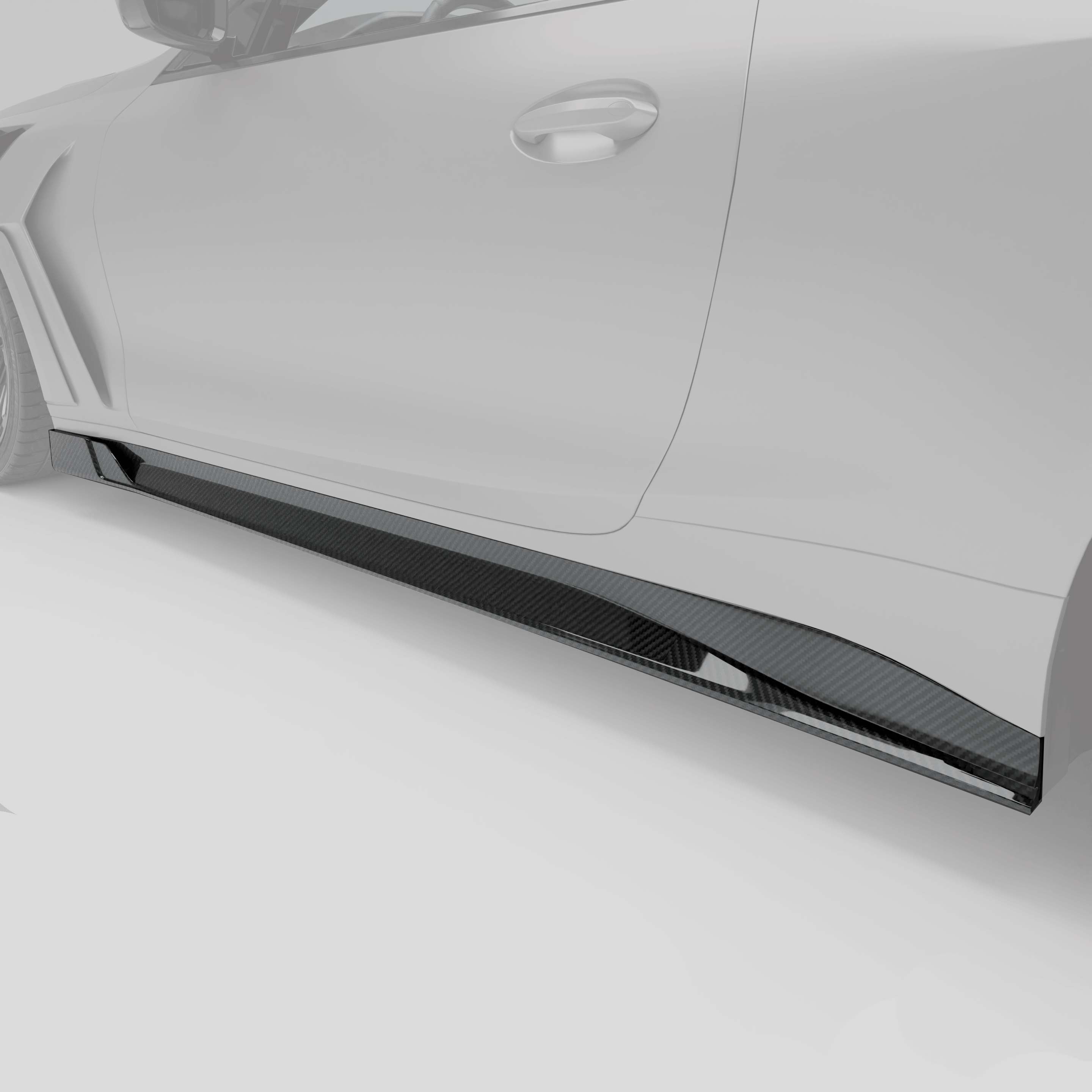 BMW M4 G82 Carbon Fiber Side Skirts - Revozport