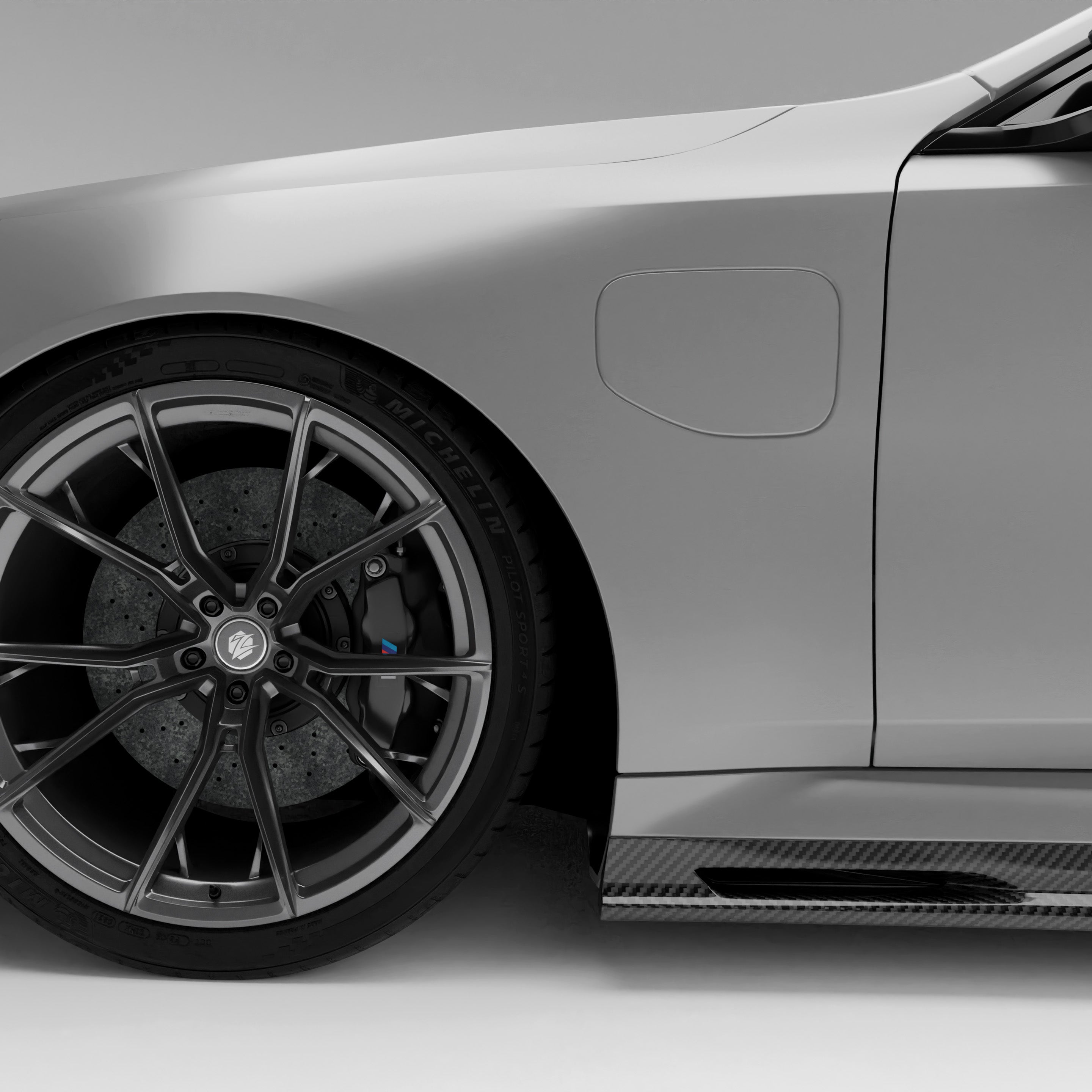 BMW M5 G90 Carbon Fiber Side Skirts - Revozport