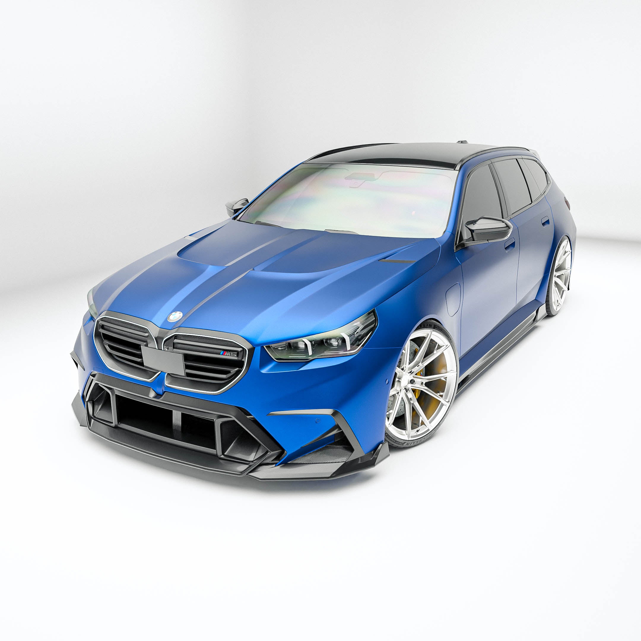 BMW M5 G99 Carbon Fiber Front Lip - Revozport