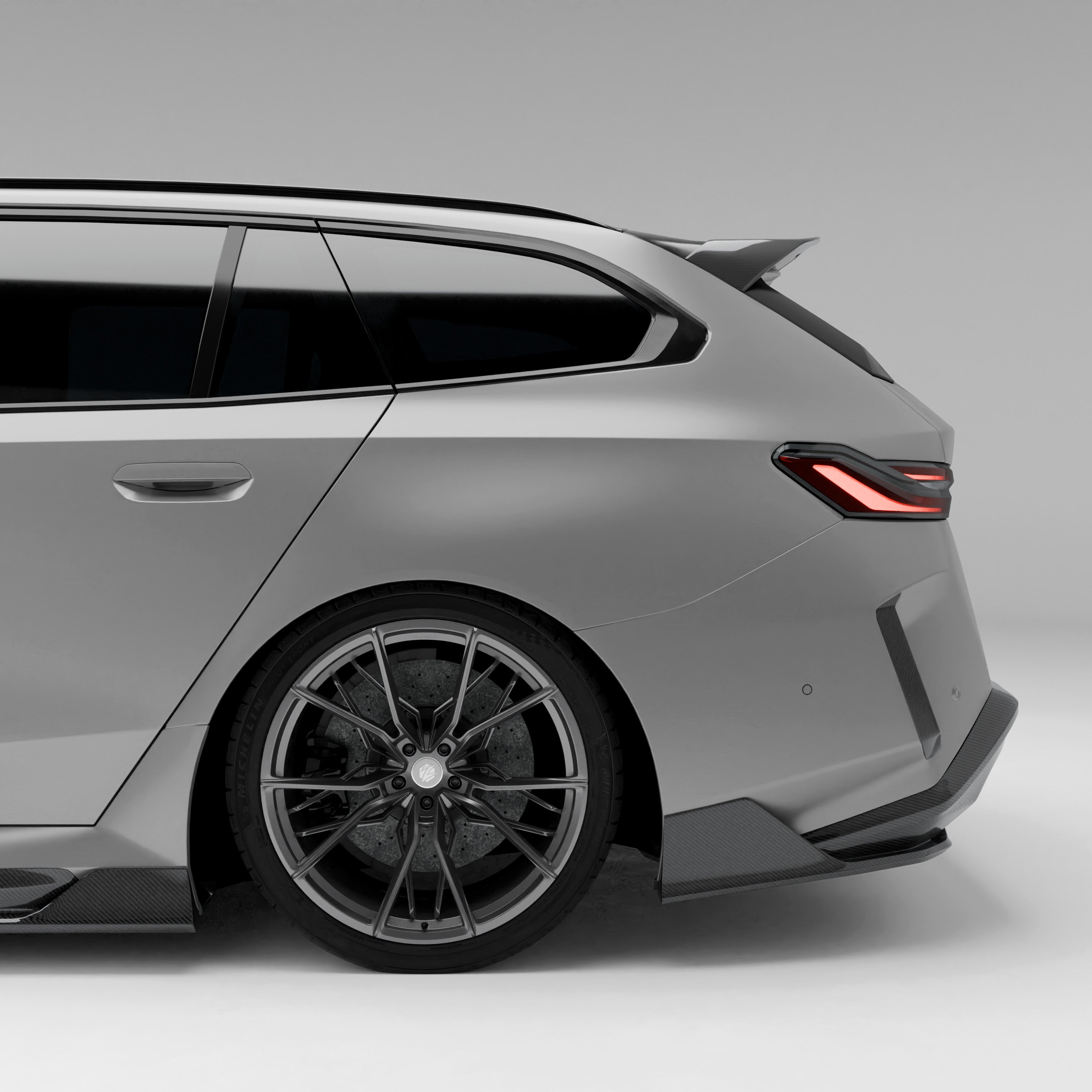 BMW M5 G99 Carbon Fiber Rear Canards - Revozport