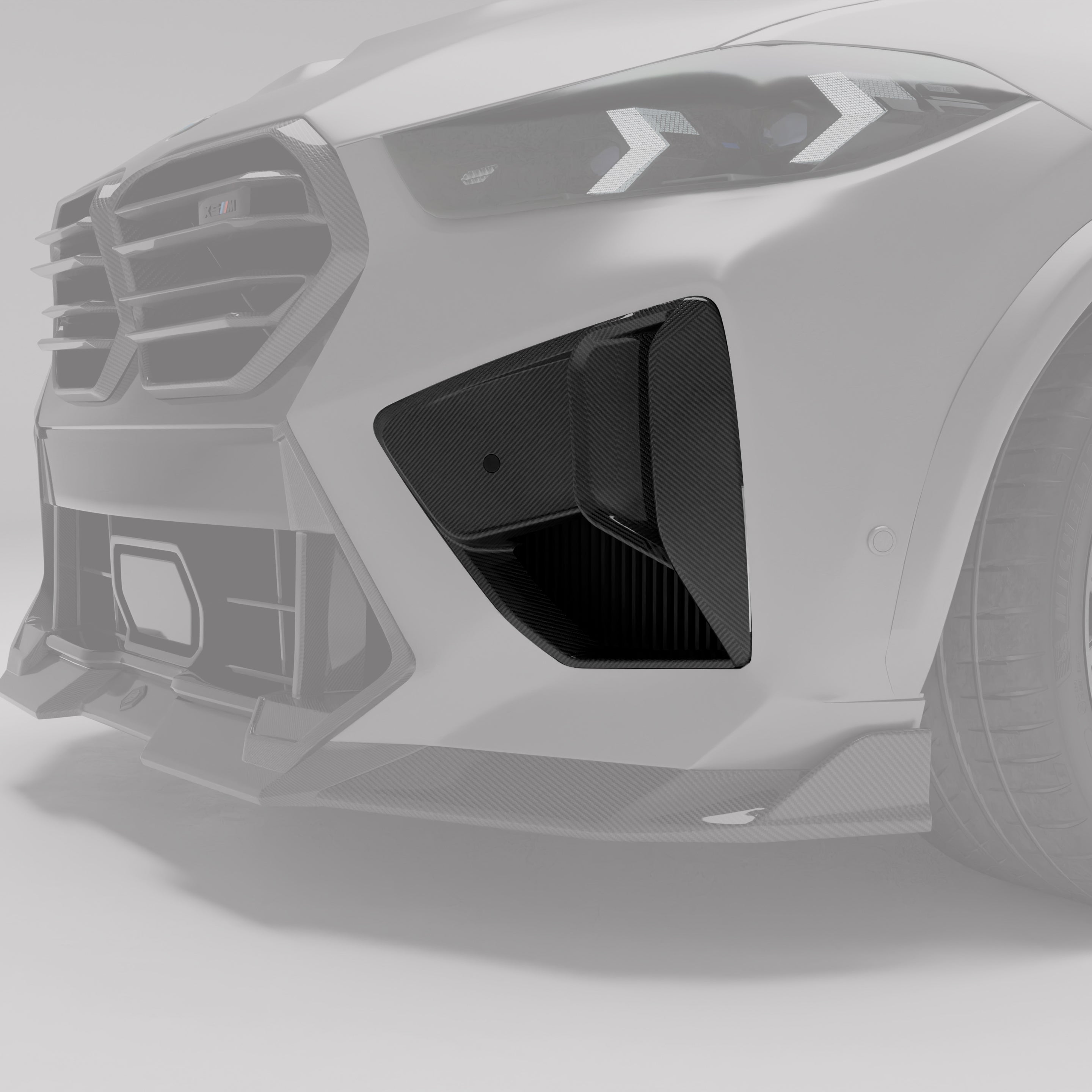 BMW X5M F95 LCI Carbon Fiber Air Vents - Revozport