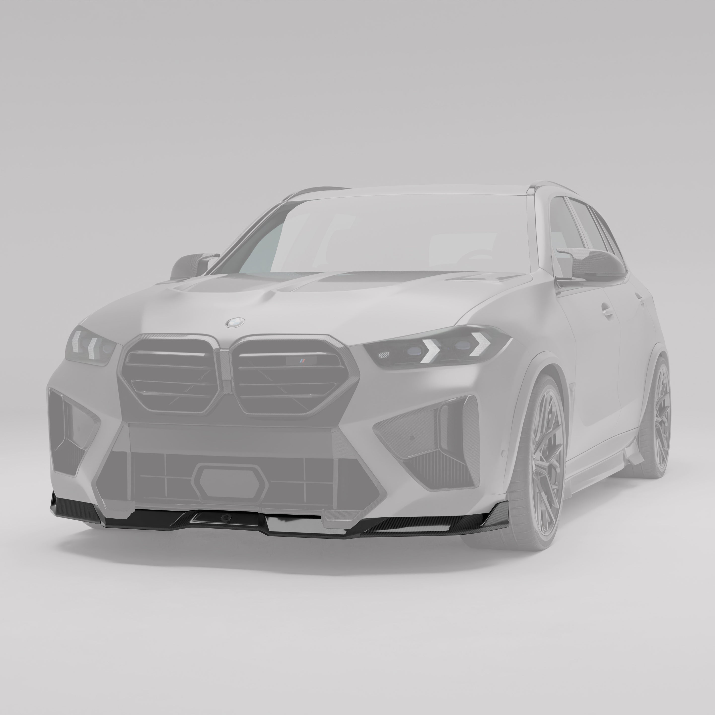 BMW X5M F95 LCI Carbon Fiber Front Lip - Revozport