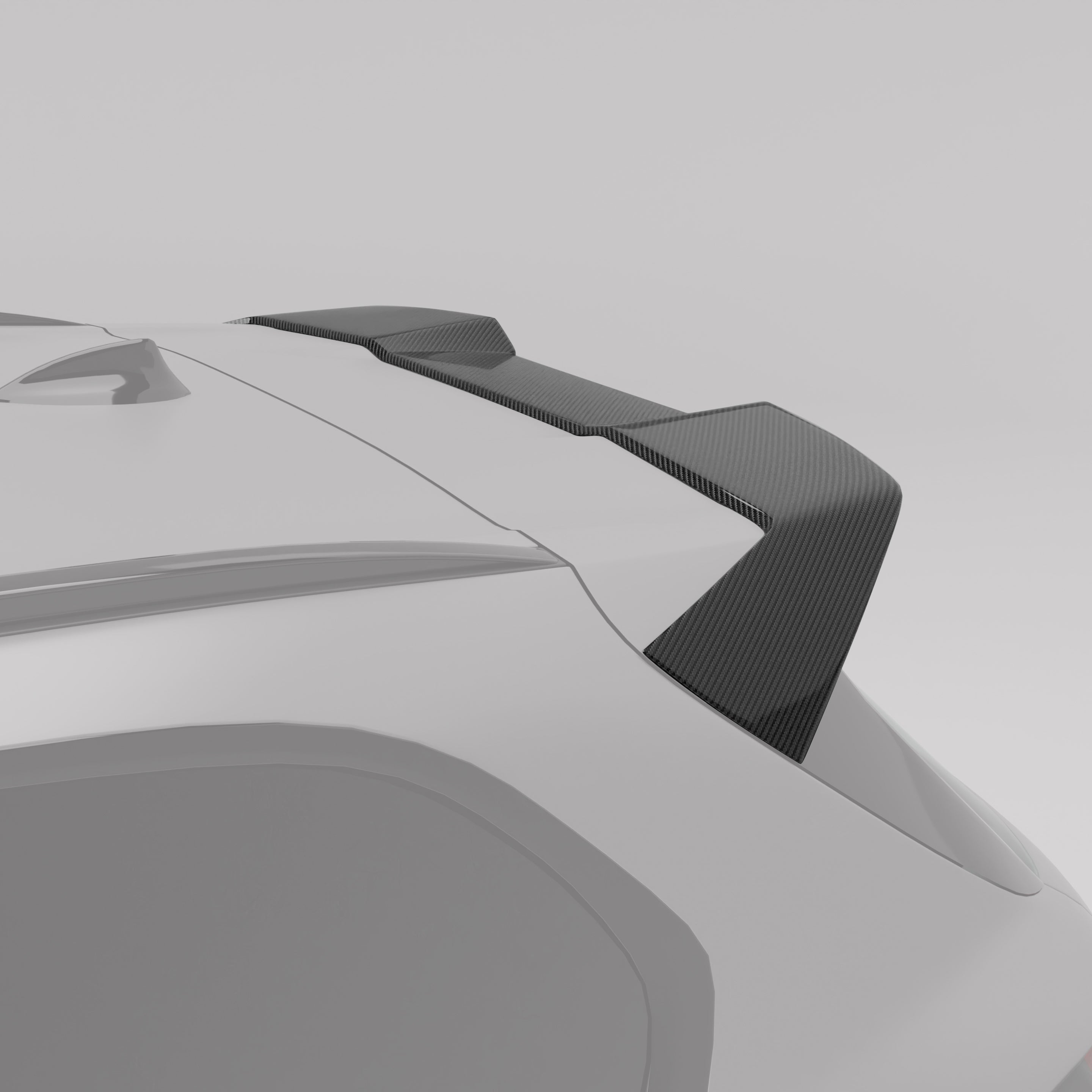 BMW X5M F95 LCI Carbon Fiber Roof Spoiler - Revozport