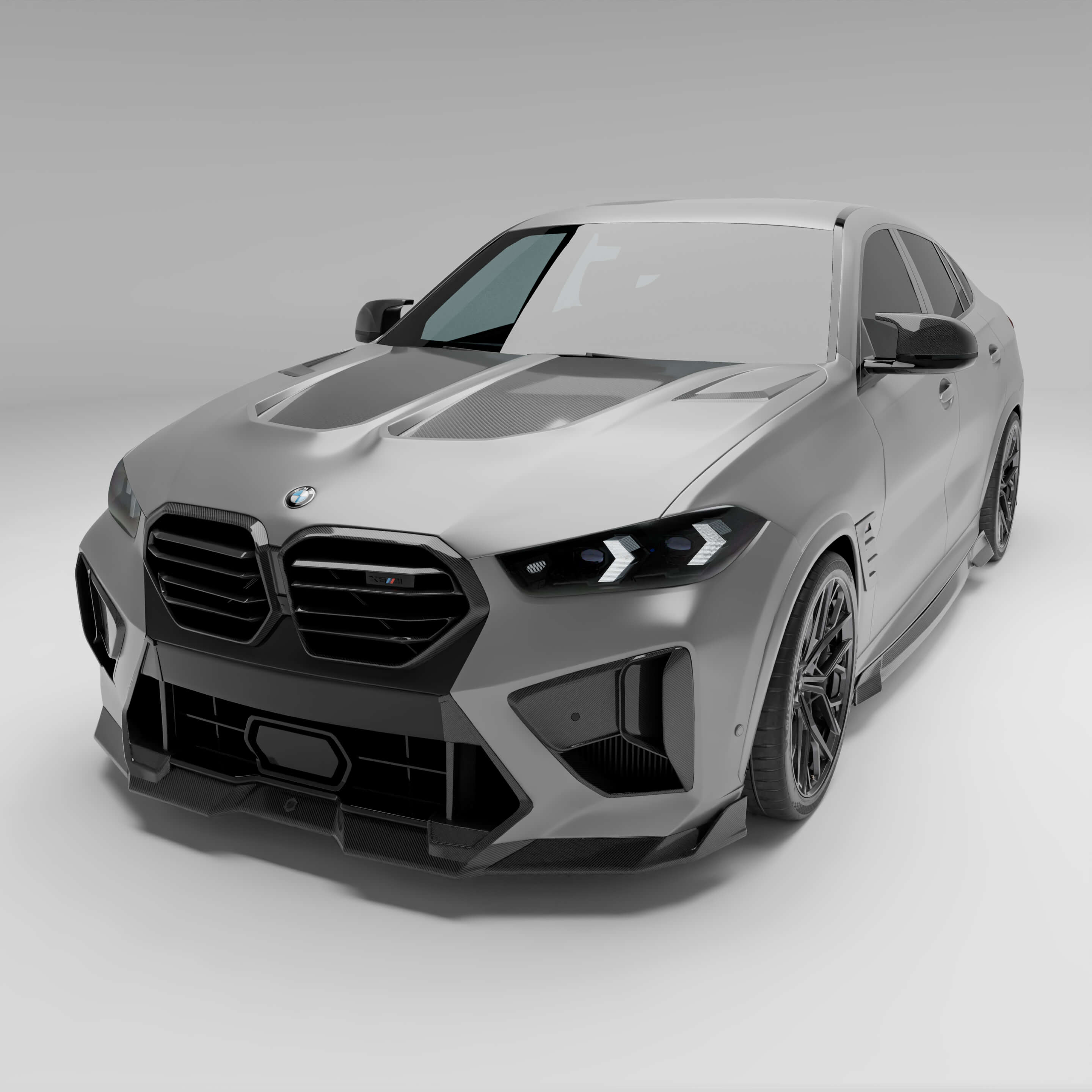 BMW X6M F96 LCI Carbon Fiber Bodykit - Revozport