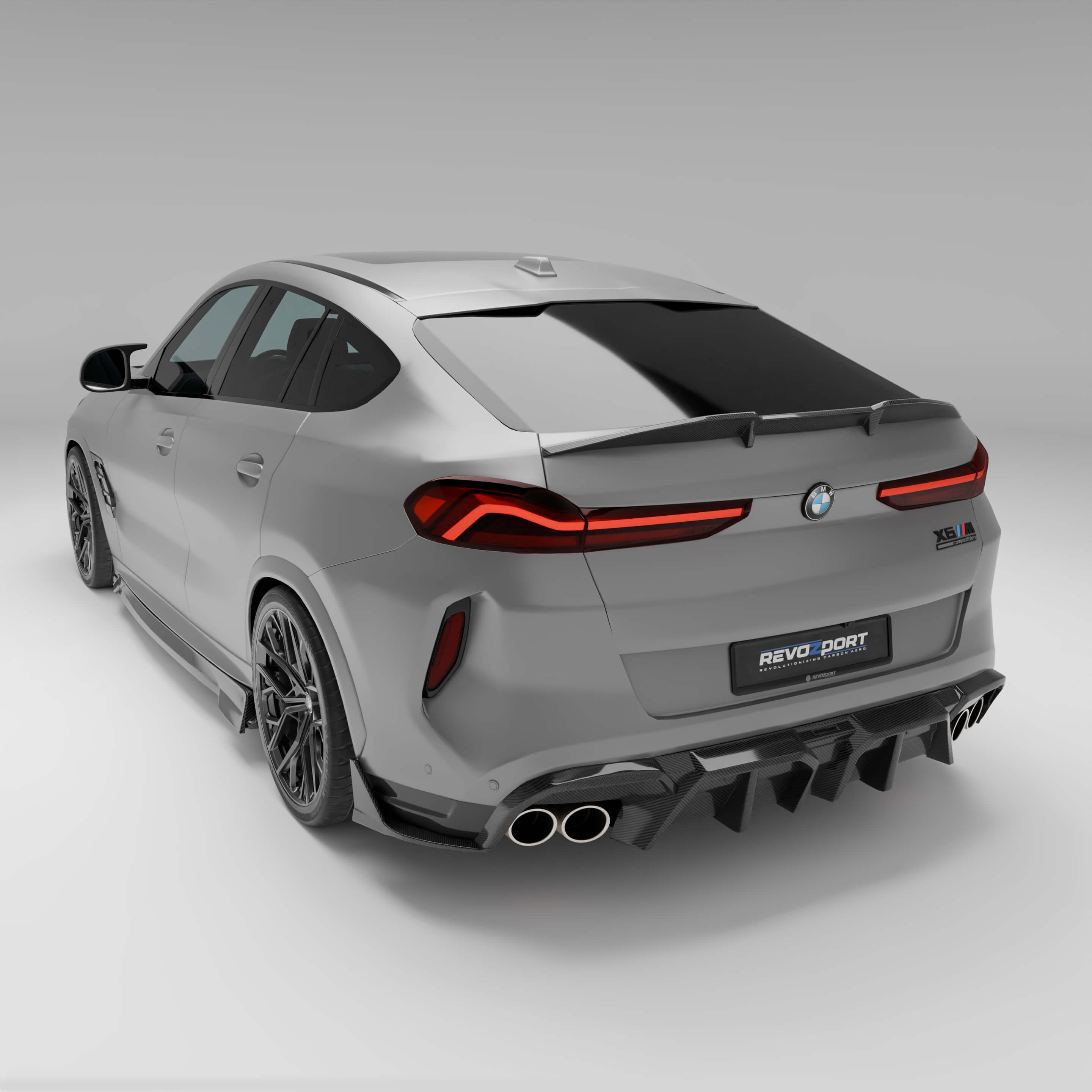 BMW X6M F96 LCI Carbon Fiber Bodykit - Revozport