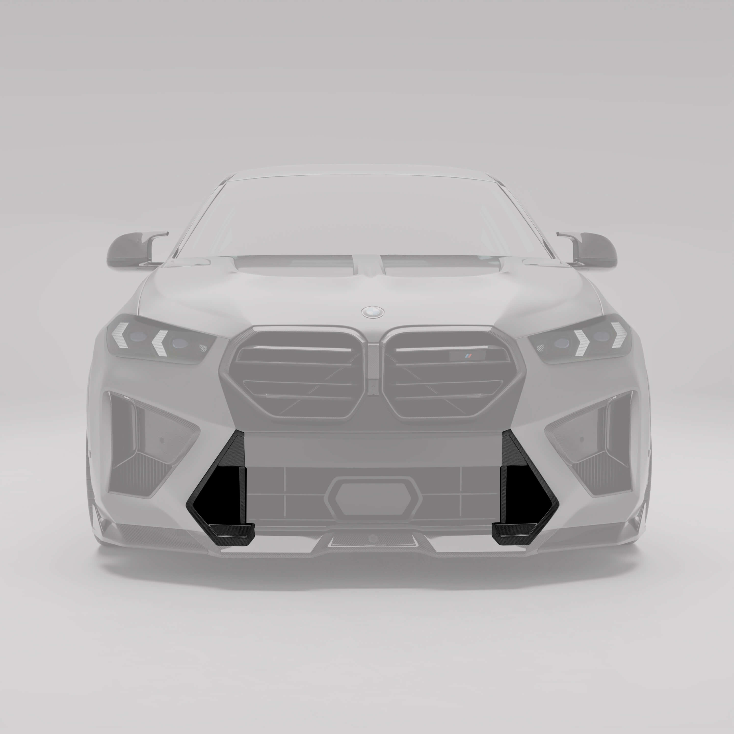 BMW X6M F96 LCI Carbon Fiber Front Vents - Revozport