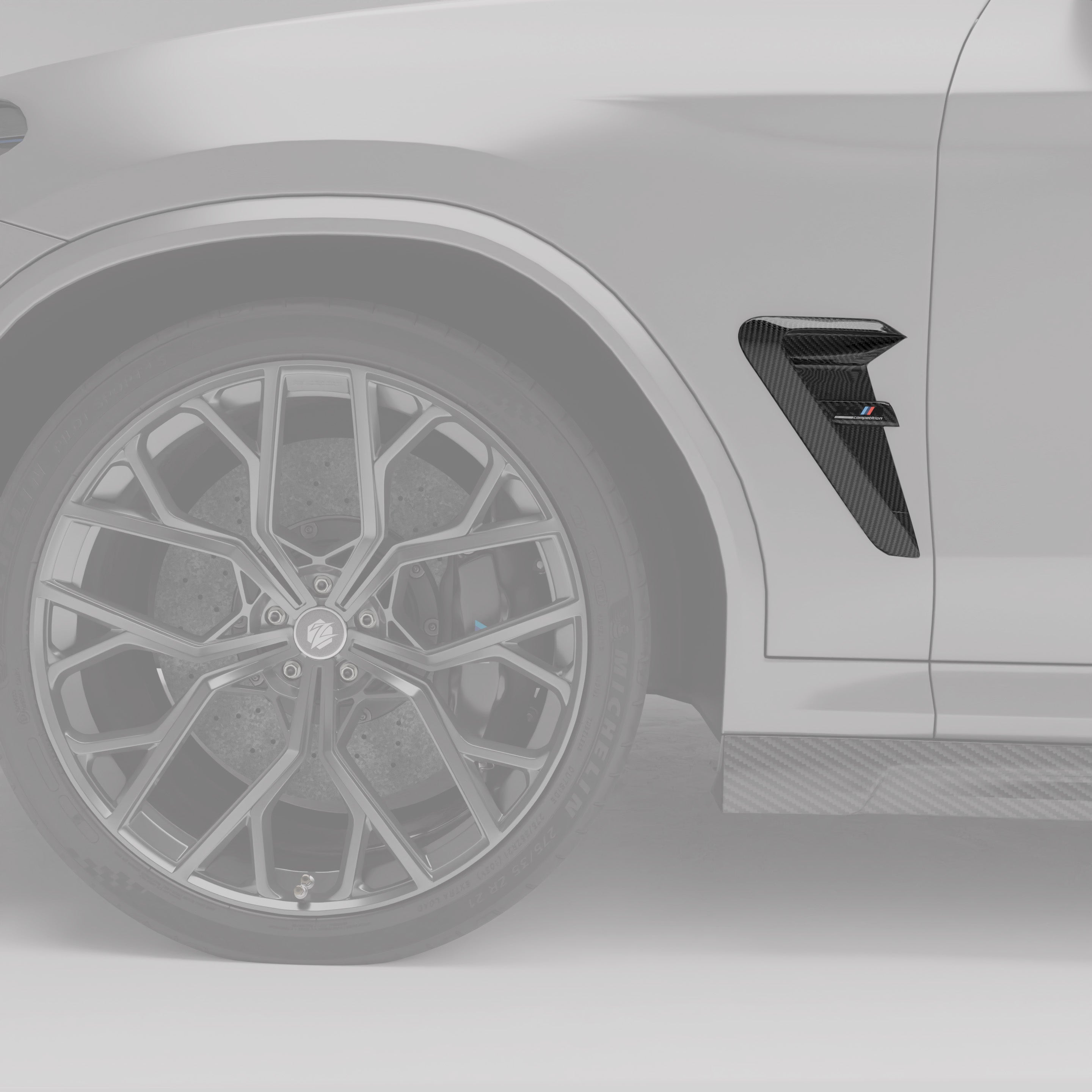 BMW X4M F98 LCI Carbon Fiber Side Fender Vents