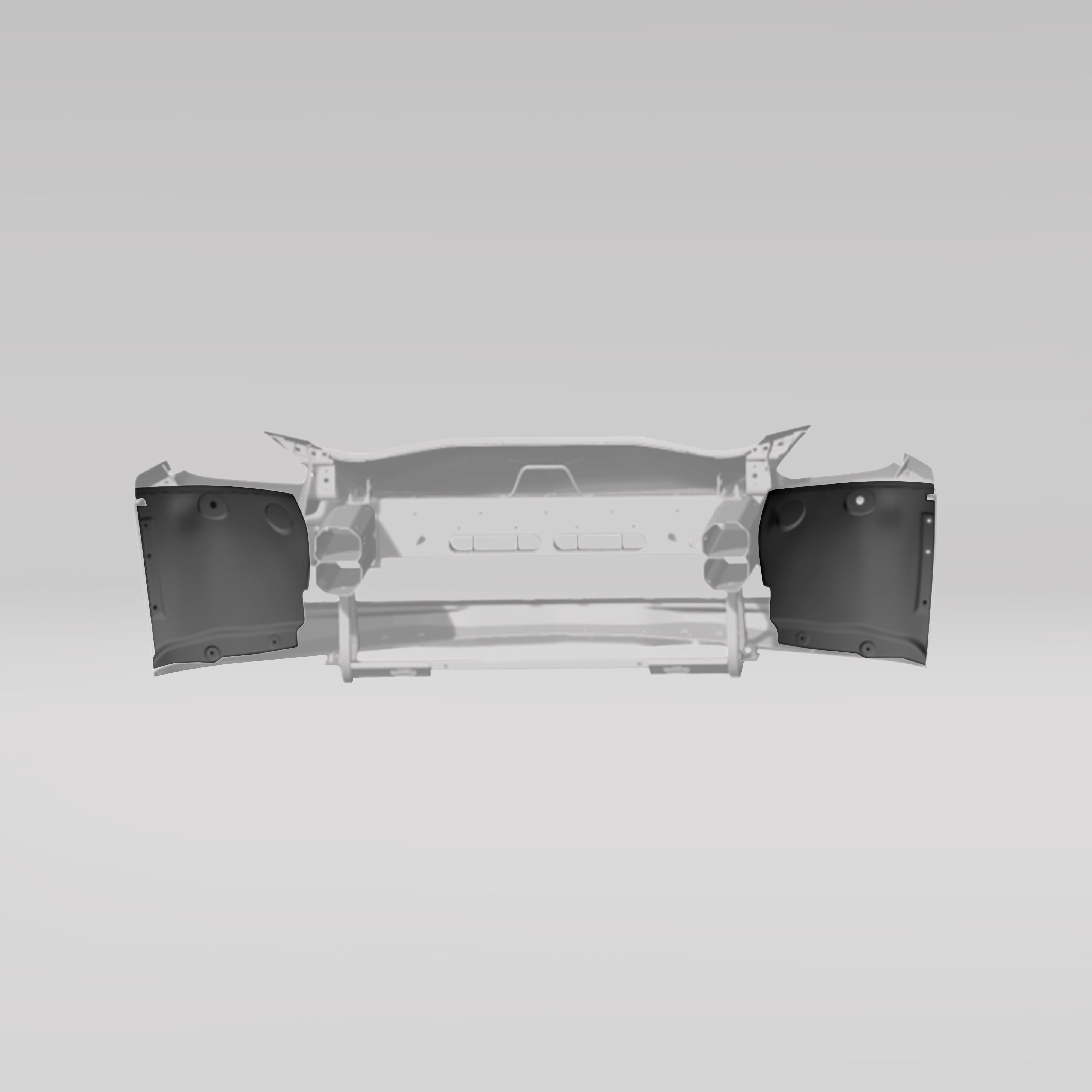 C7 Corvette Front Inner Fender Liners Renderings -Revozpor