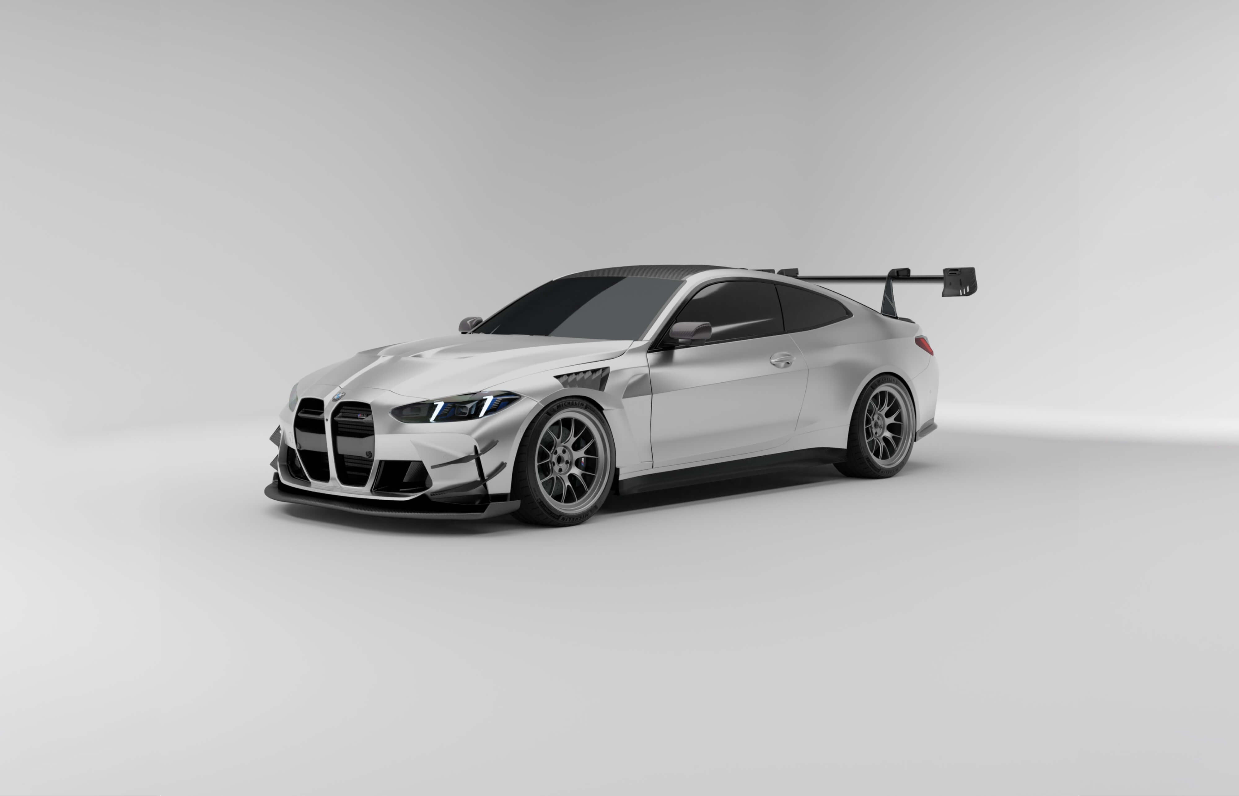 G82 M4 Coupe CFD on a grey background