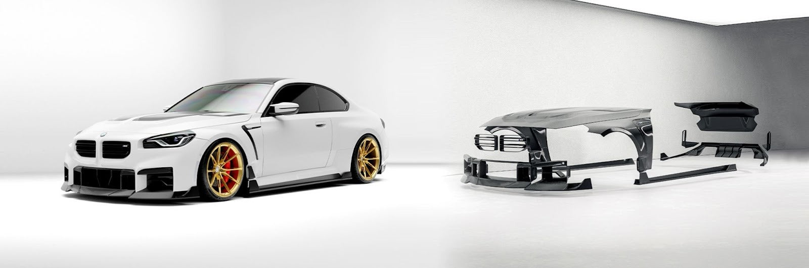 Carbon fiber body kit and how it show on the car