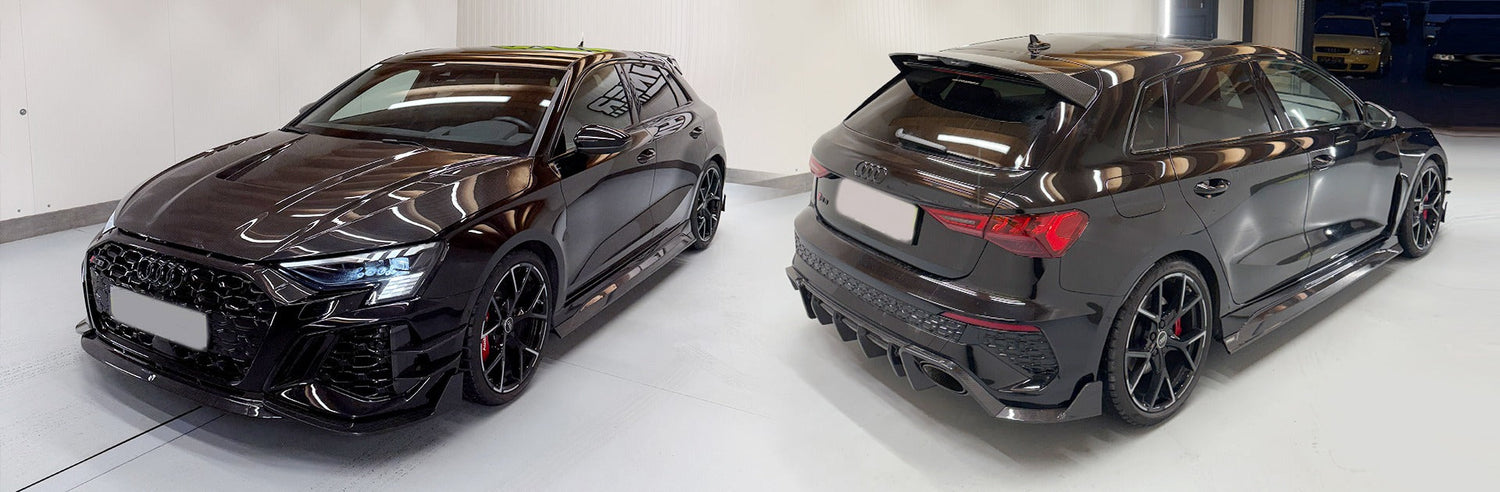 How to Install the Full Carbon Fiber Body Kit for the Audi RS3 8Y Sportback