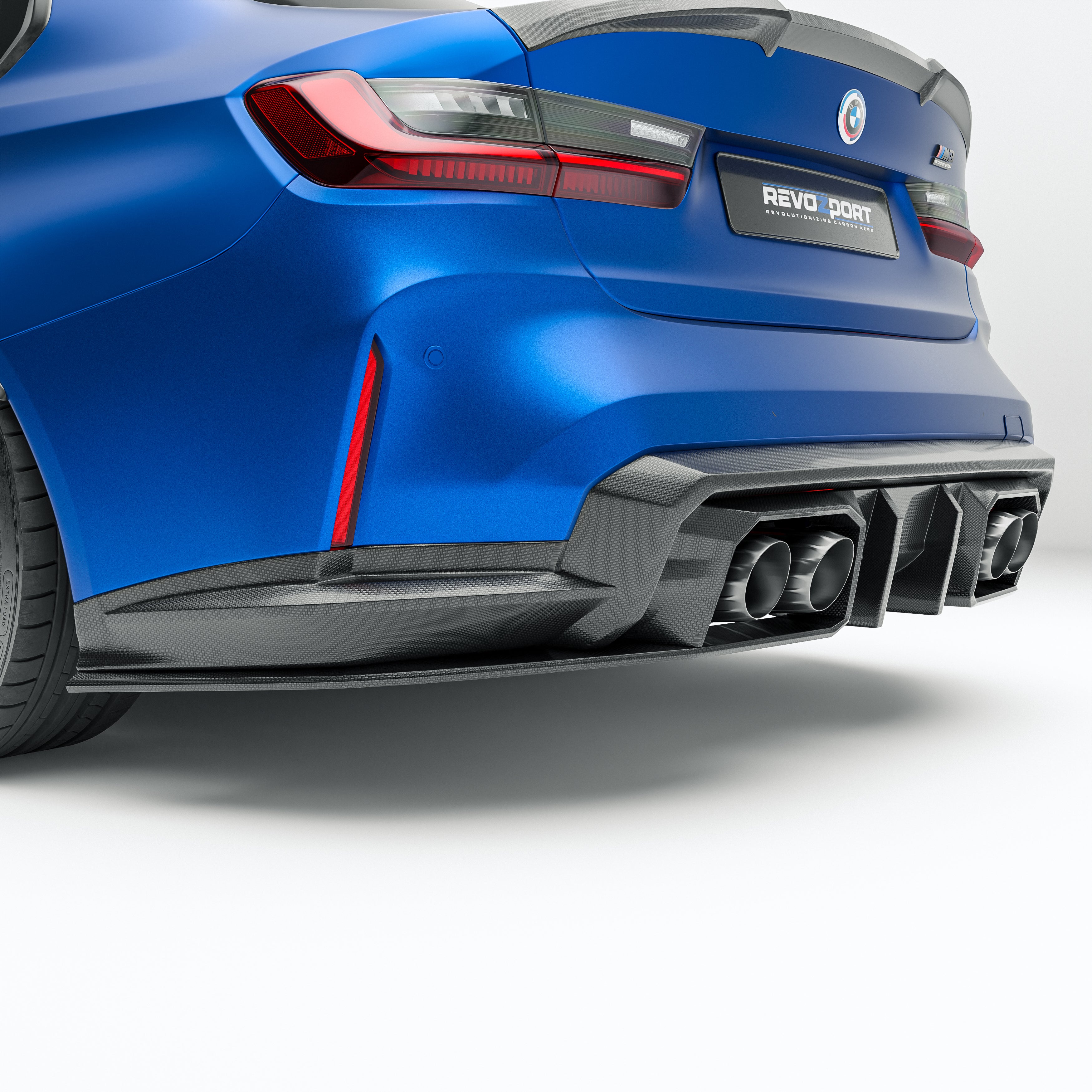 BMW M3 G80 碳纤维后唇