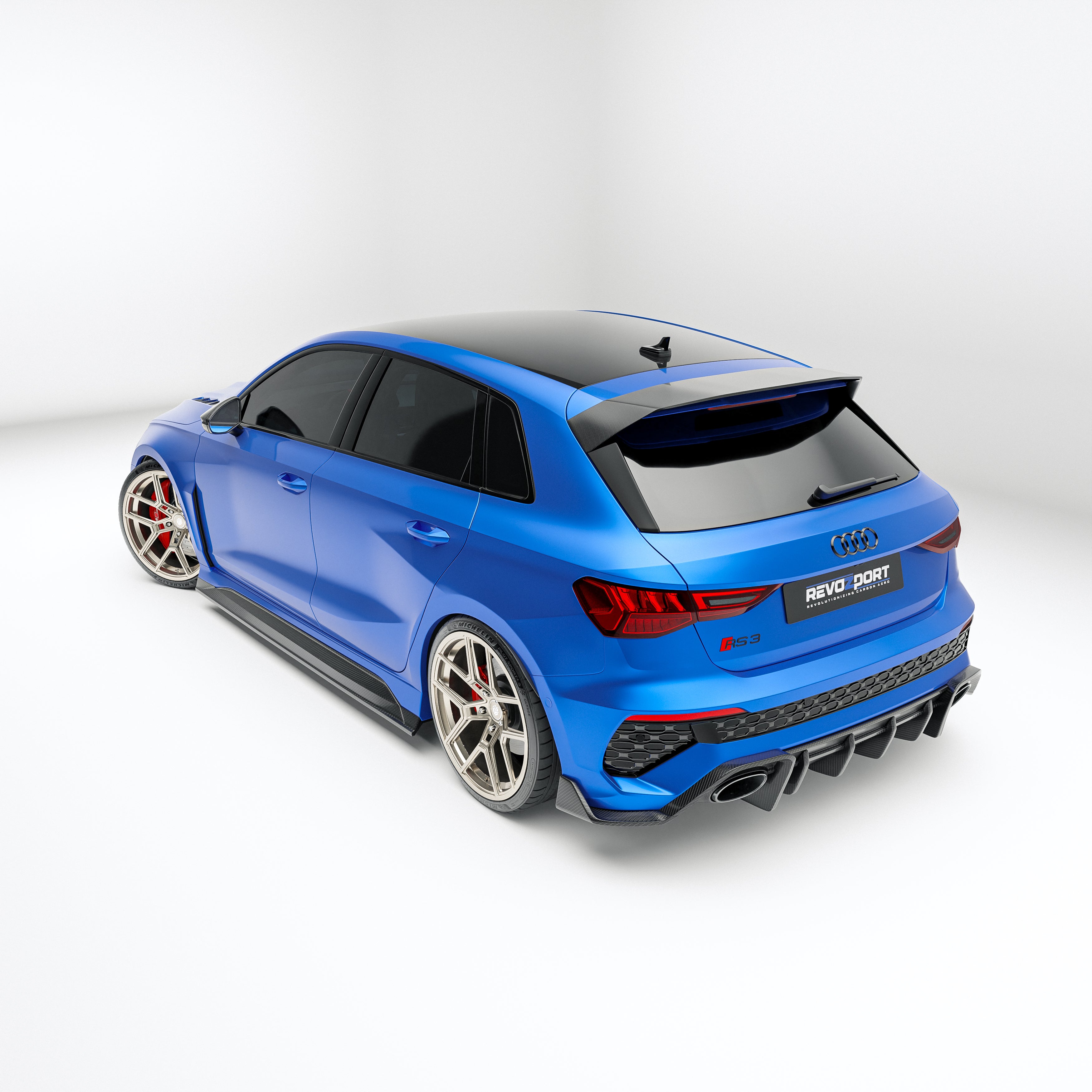 Audi RS3 8Y Sportback Carbon Fiber Roof Spoiler