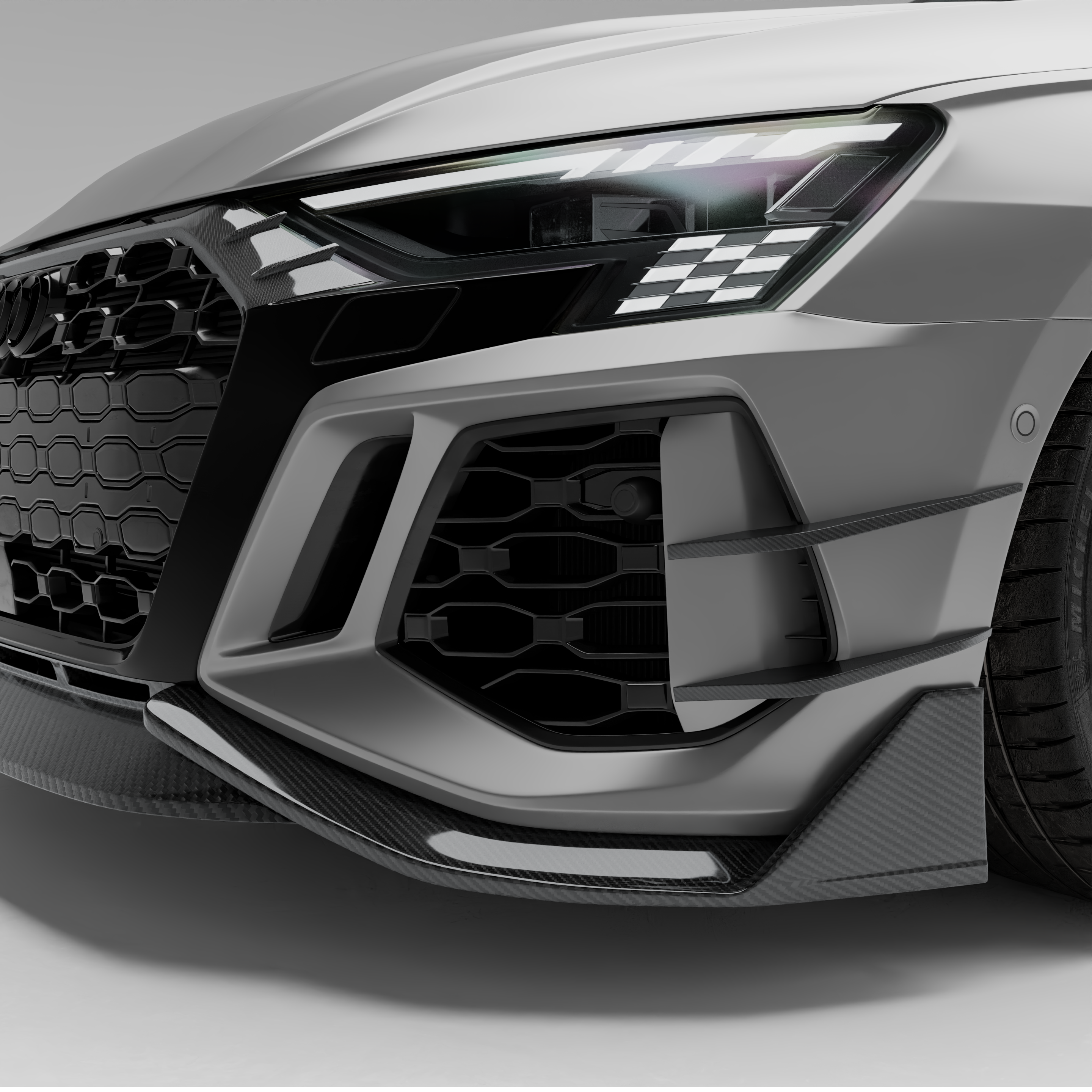 Audi RS3 8Y Sportback Carbon Fiber Canards
