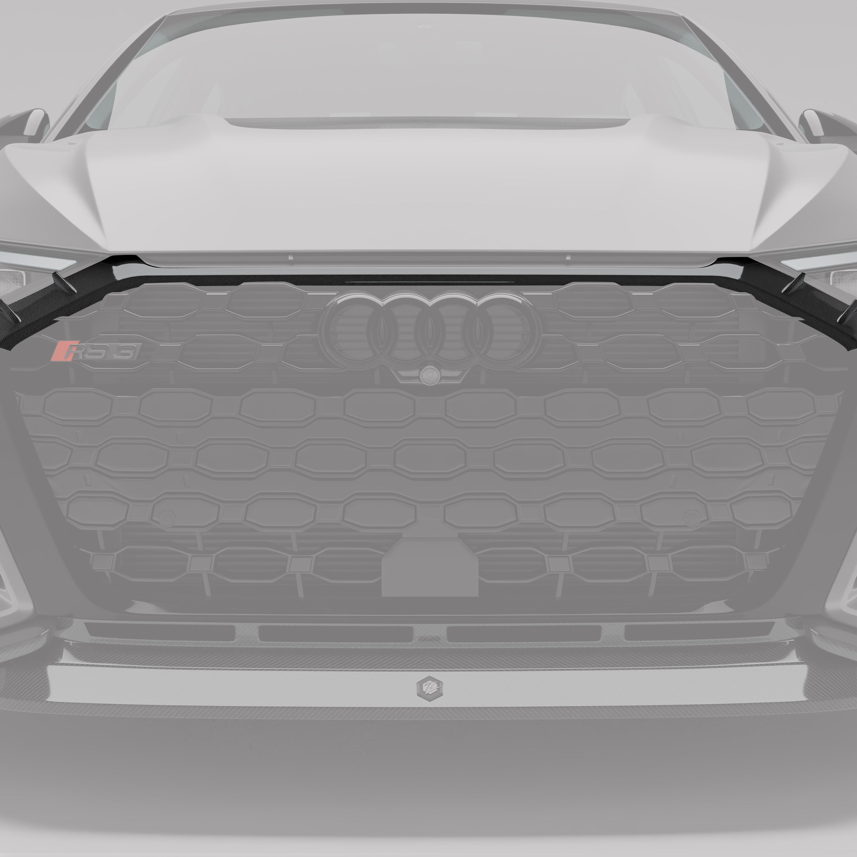 奥迪-rs3-8y-豪华轿车碳纤维中网格栅