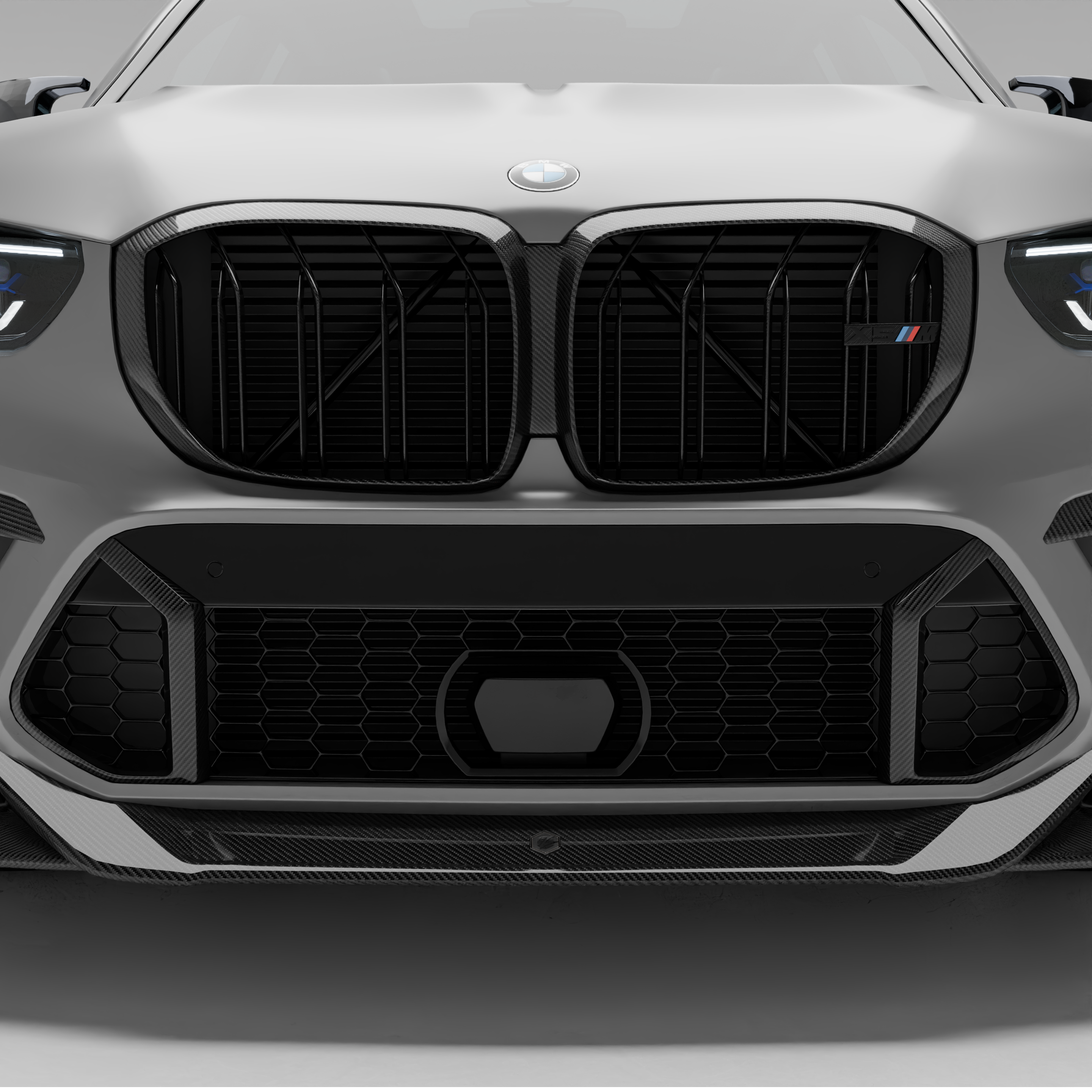 BMW X5M F95 PRE LCI Carbon Fiber Front Grill