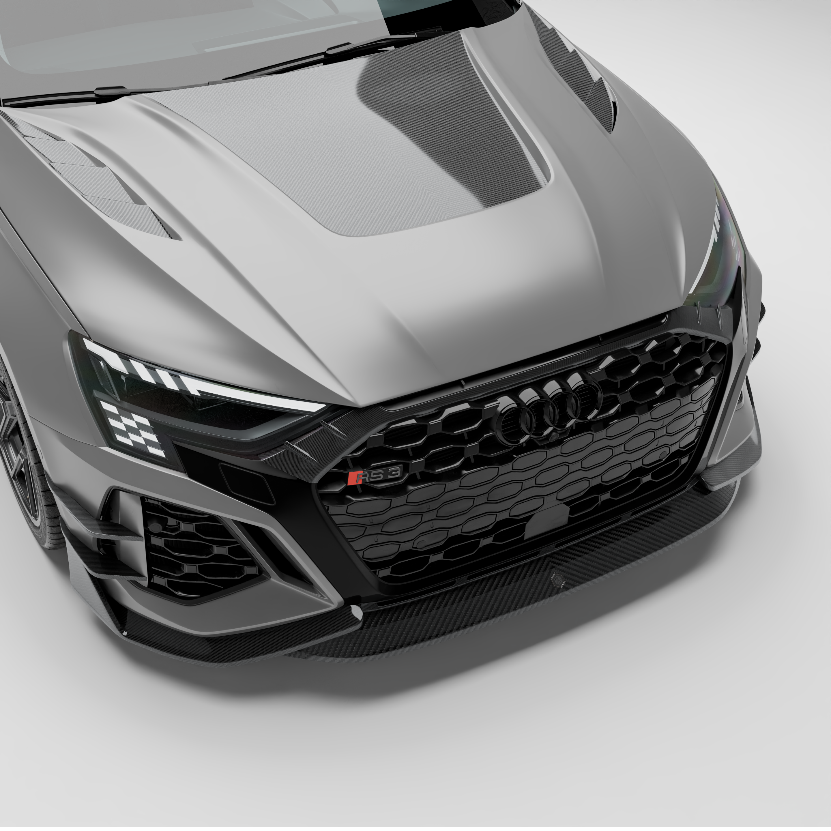 奥迪 RS3 8Y Sportback 碳纤维引擎盖
