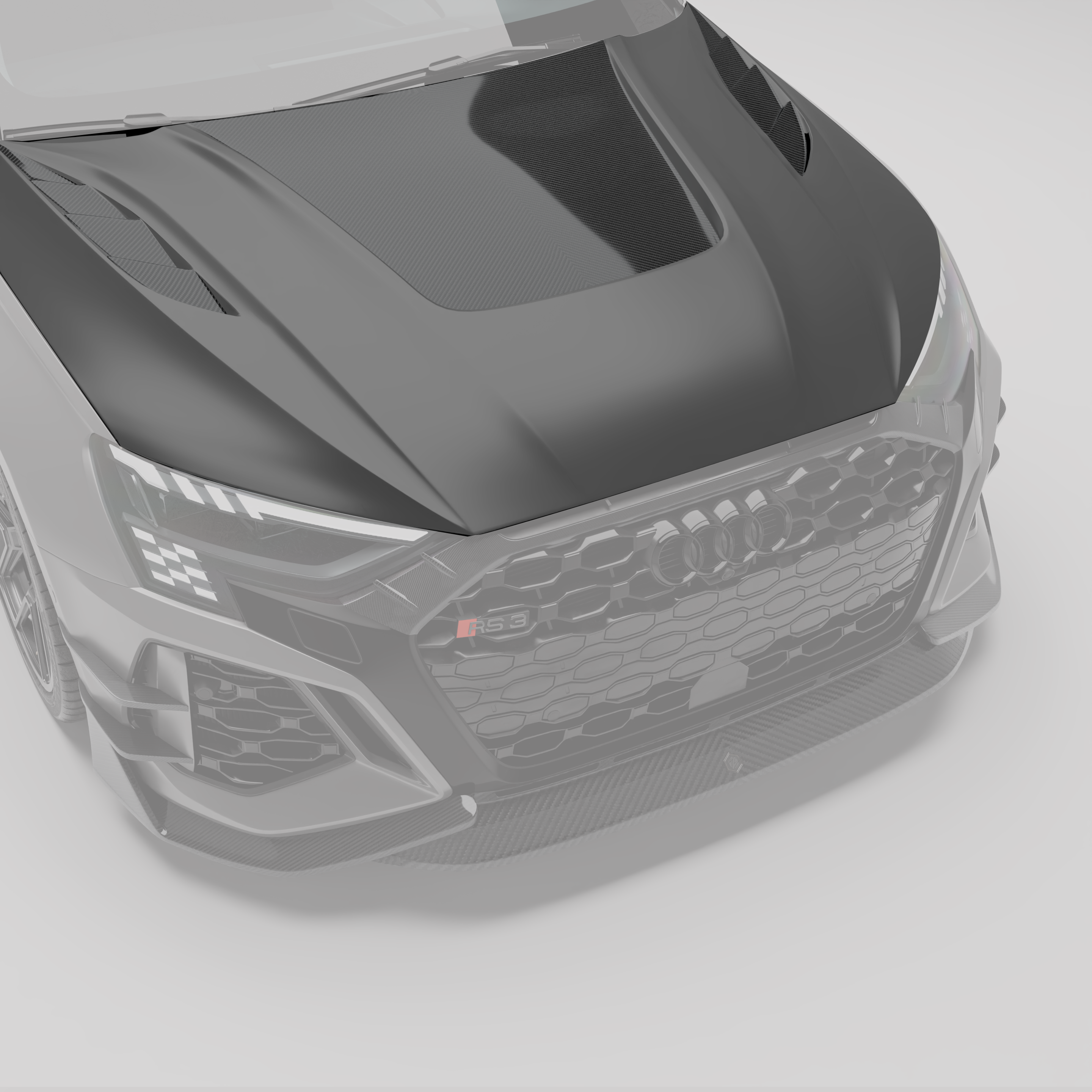 奥迪 RS3 8Y Sportback 碳纤维引擎盖