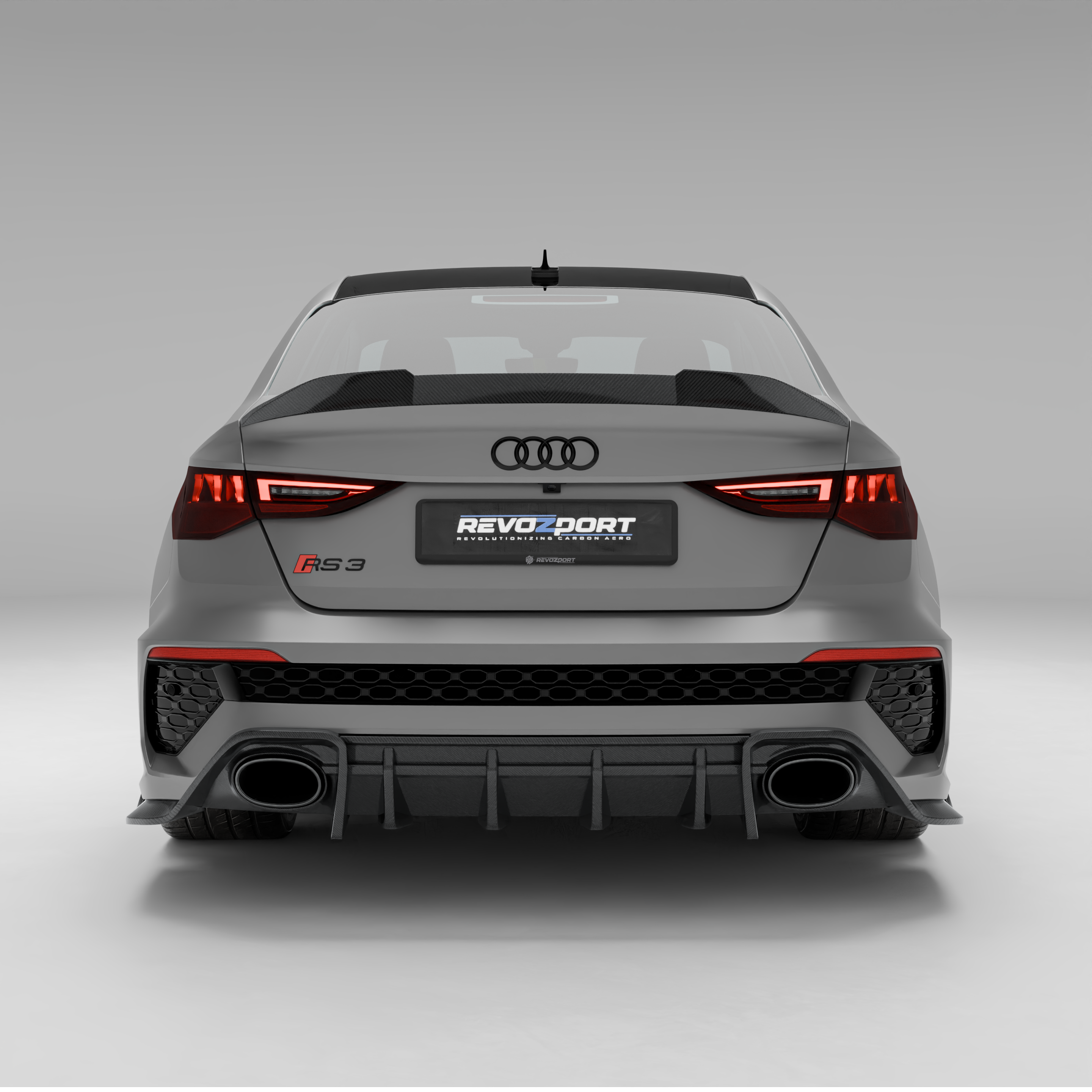 Audi RS3 8Y Limousine Carbon Fiber Rear Diffuser