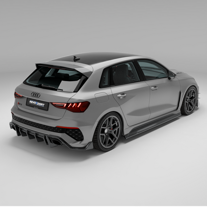 奥迪 RS3 8Y Sportback 碳纤维后唇