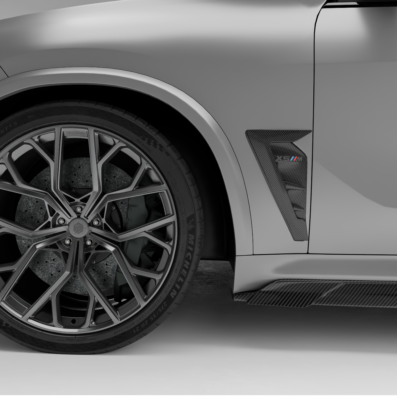 BMW X5M F95 PRE LCI Carbon Fiber Side Fender Vents