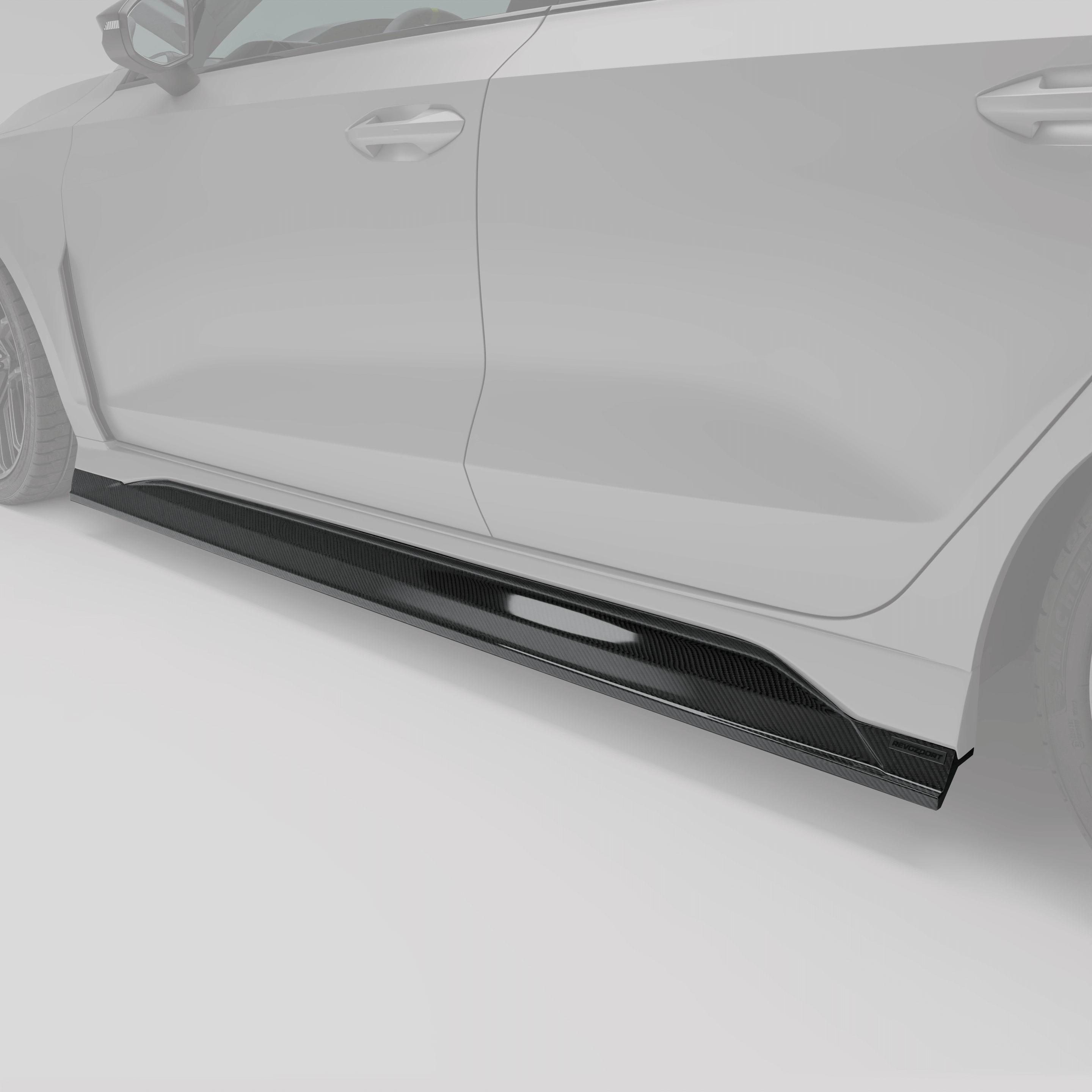 奥迪 RS3 8Y 豪华轿车碳纤维侧裙