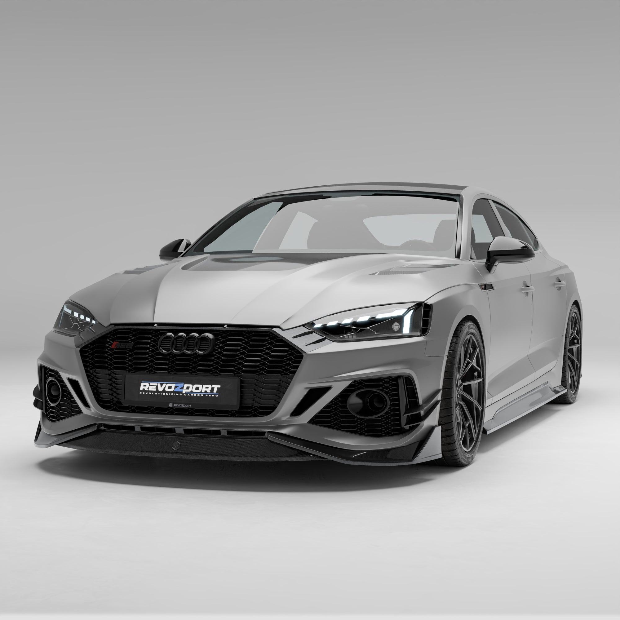 奥迪 RS5 B9.5 Facelift Sportback 碳纤维前唇