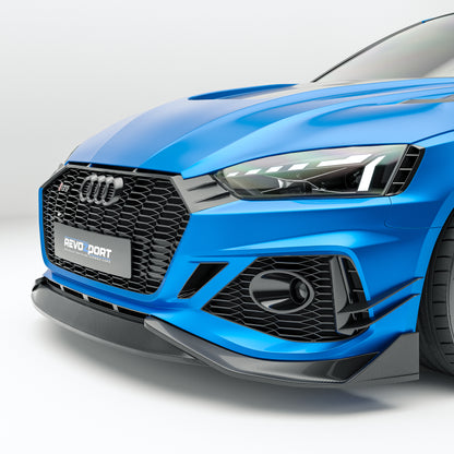 Audi RS5 B9.5 Facelift Sportback Carbon Fiber Front Lip - Revozport