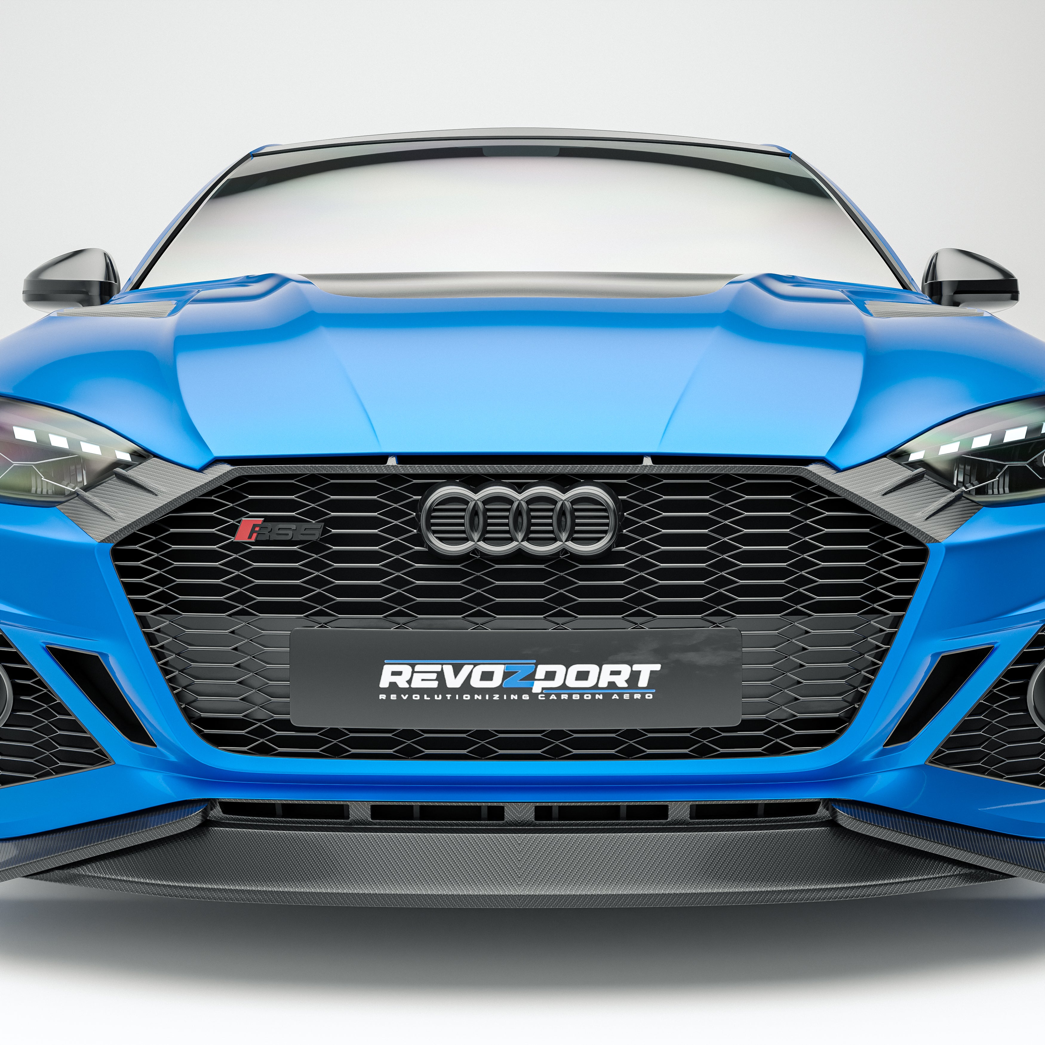 Audi RS5 B9.5 Facelift Sportback Carbon Fiber Grill - Revozport