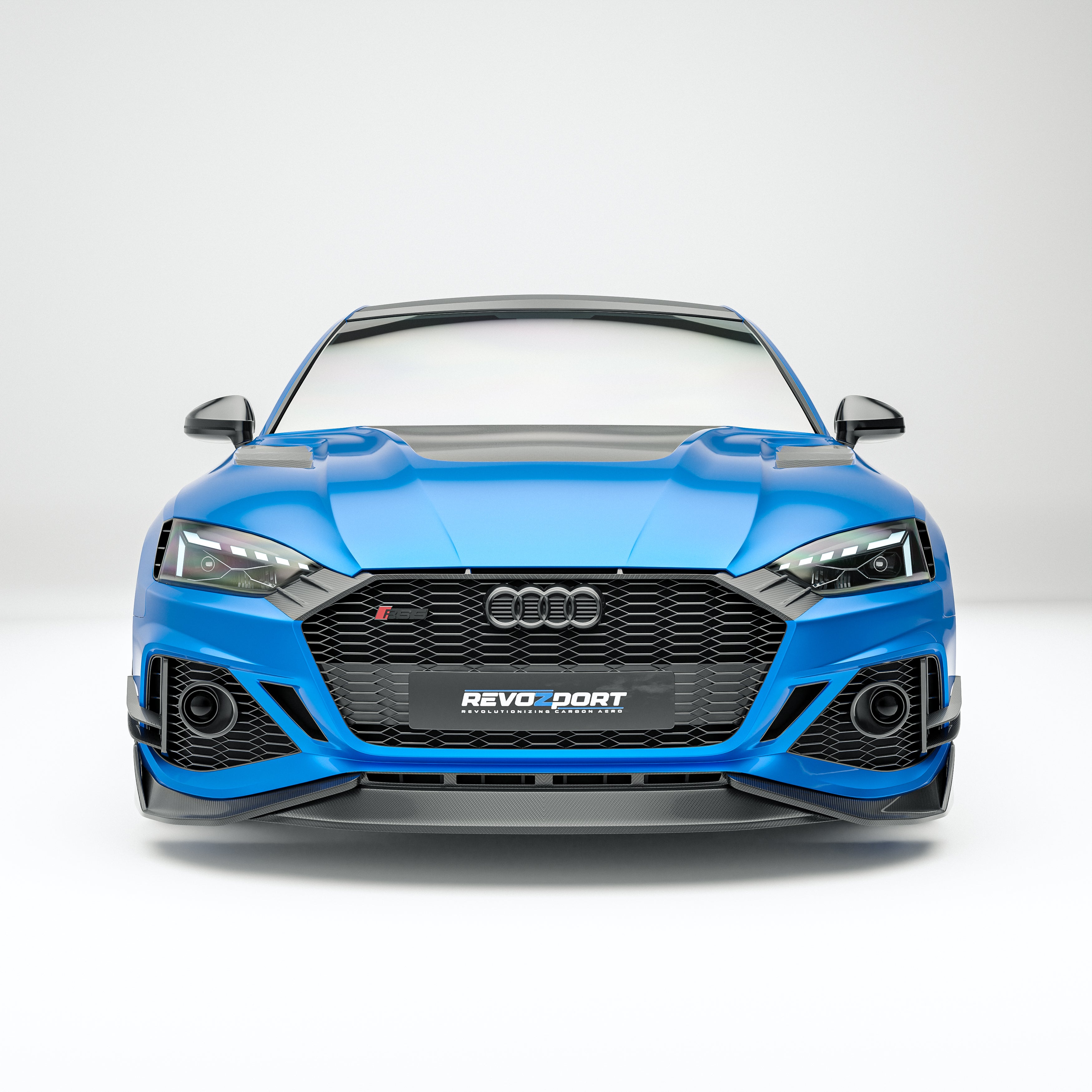 Audi RS5 B9.5 Facelift Sportback Carbon Fiber Grill - Revozport