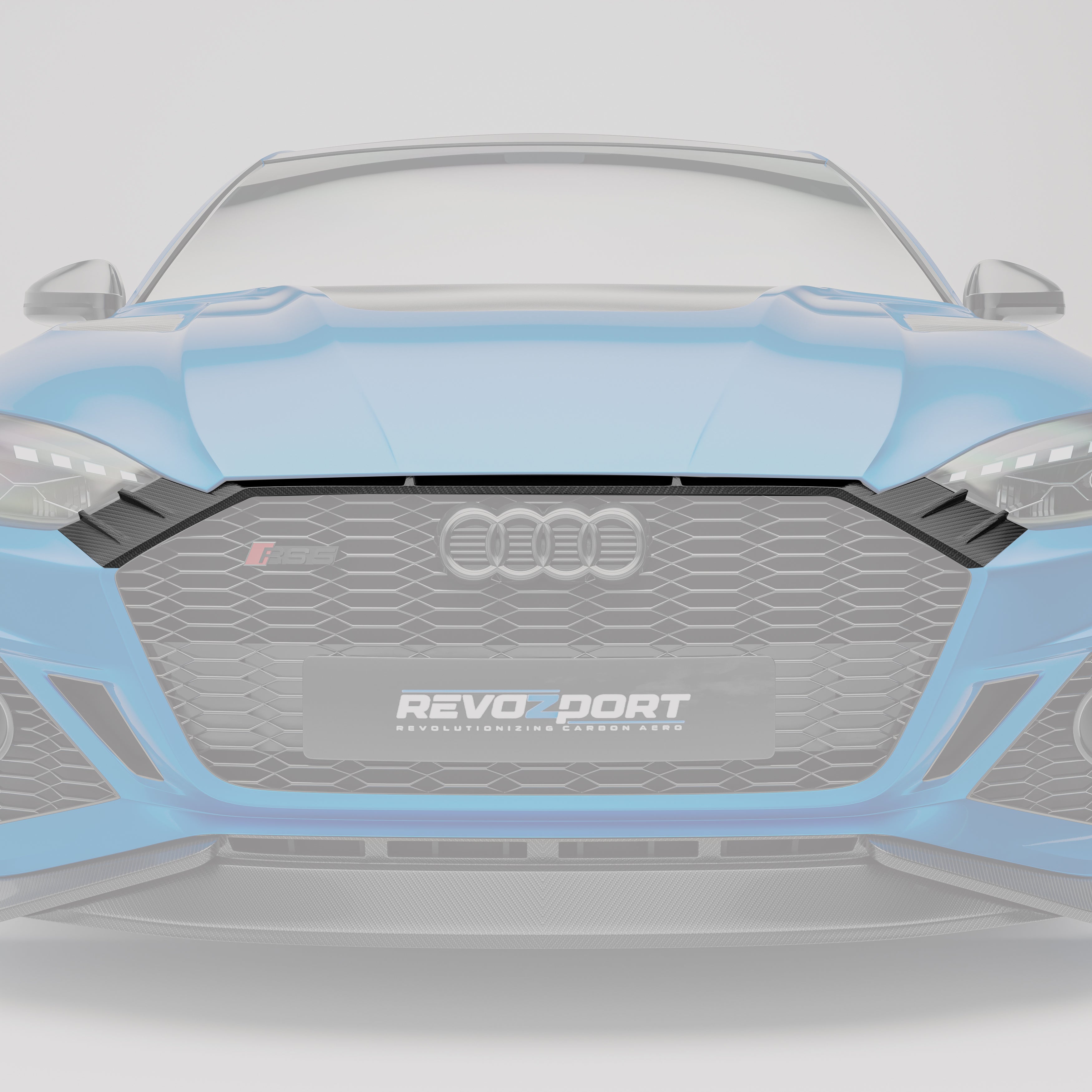 Audi RS5 B9.5 Facelift Sportback Carbon Fiber Grill - Revozport