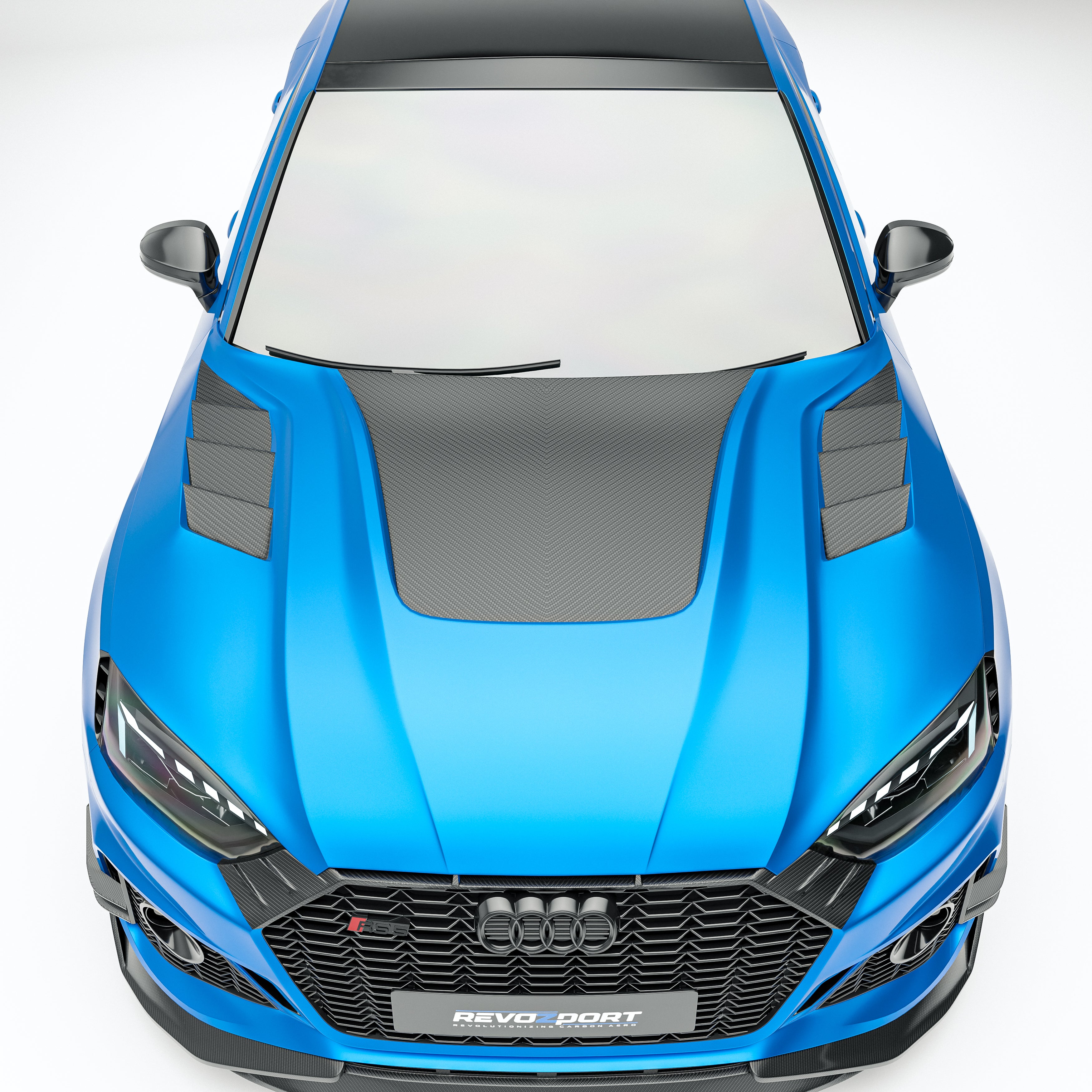 Audi RS5 B9.5 Facelift Sportback Carbon Fiber Hood - Revozport